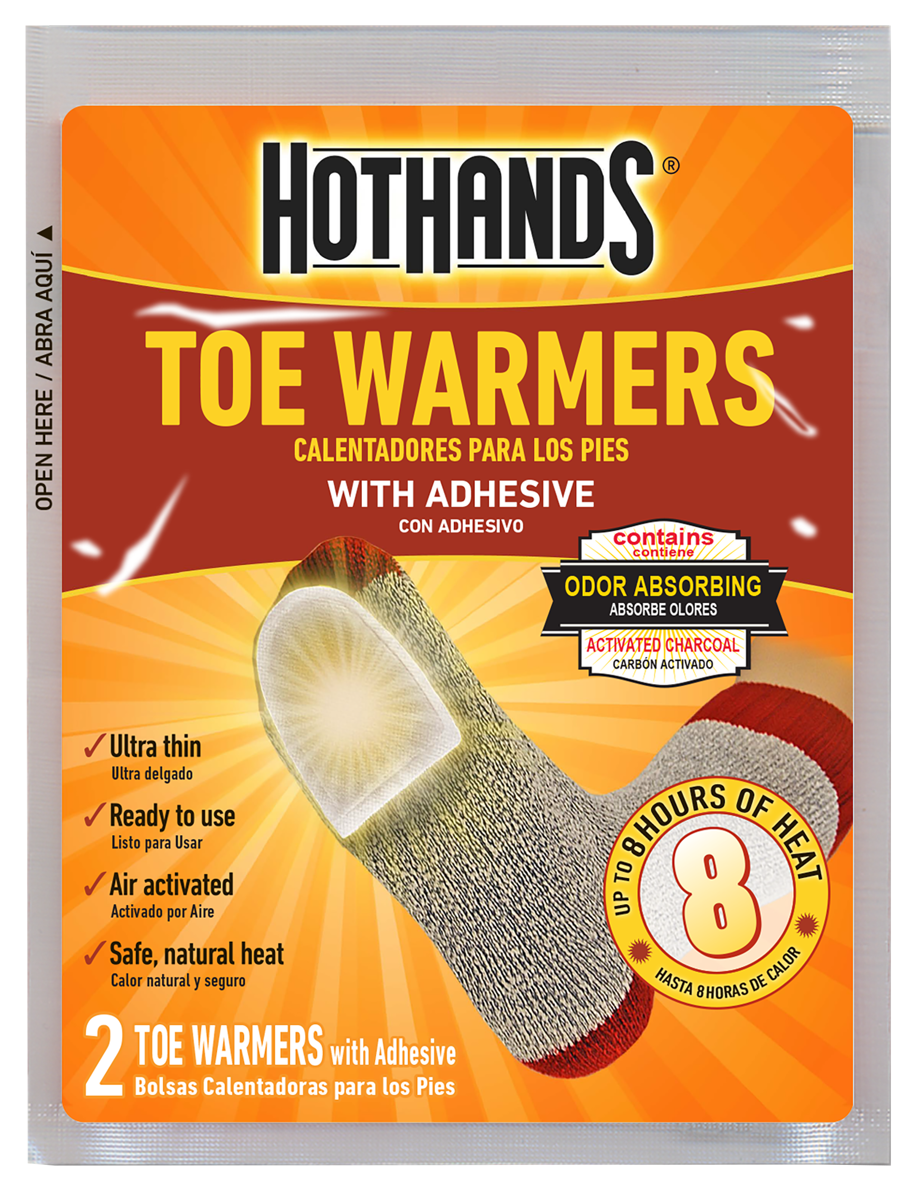 HeatMax HotHands Air-Activating Toe Warmers | Bass Shops