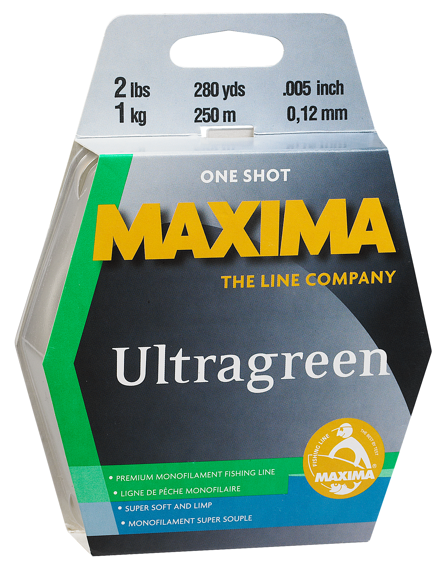 Maxima Ultragreen One Shot Spool - 220yds 15lb