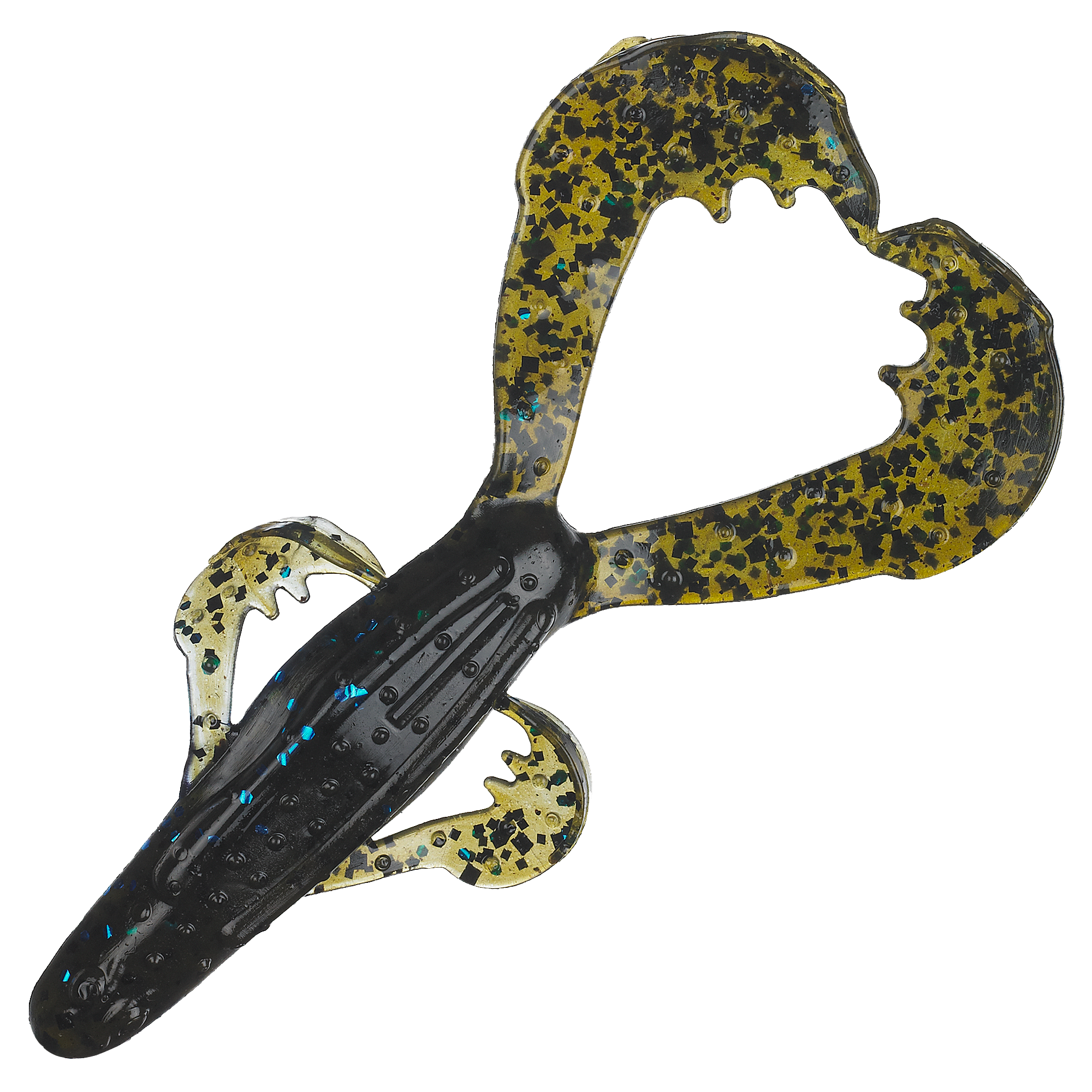 Strike King Rage Tail Space Monkey Soft Baits - 4-1/4" - Okeechobee Craw