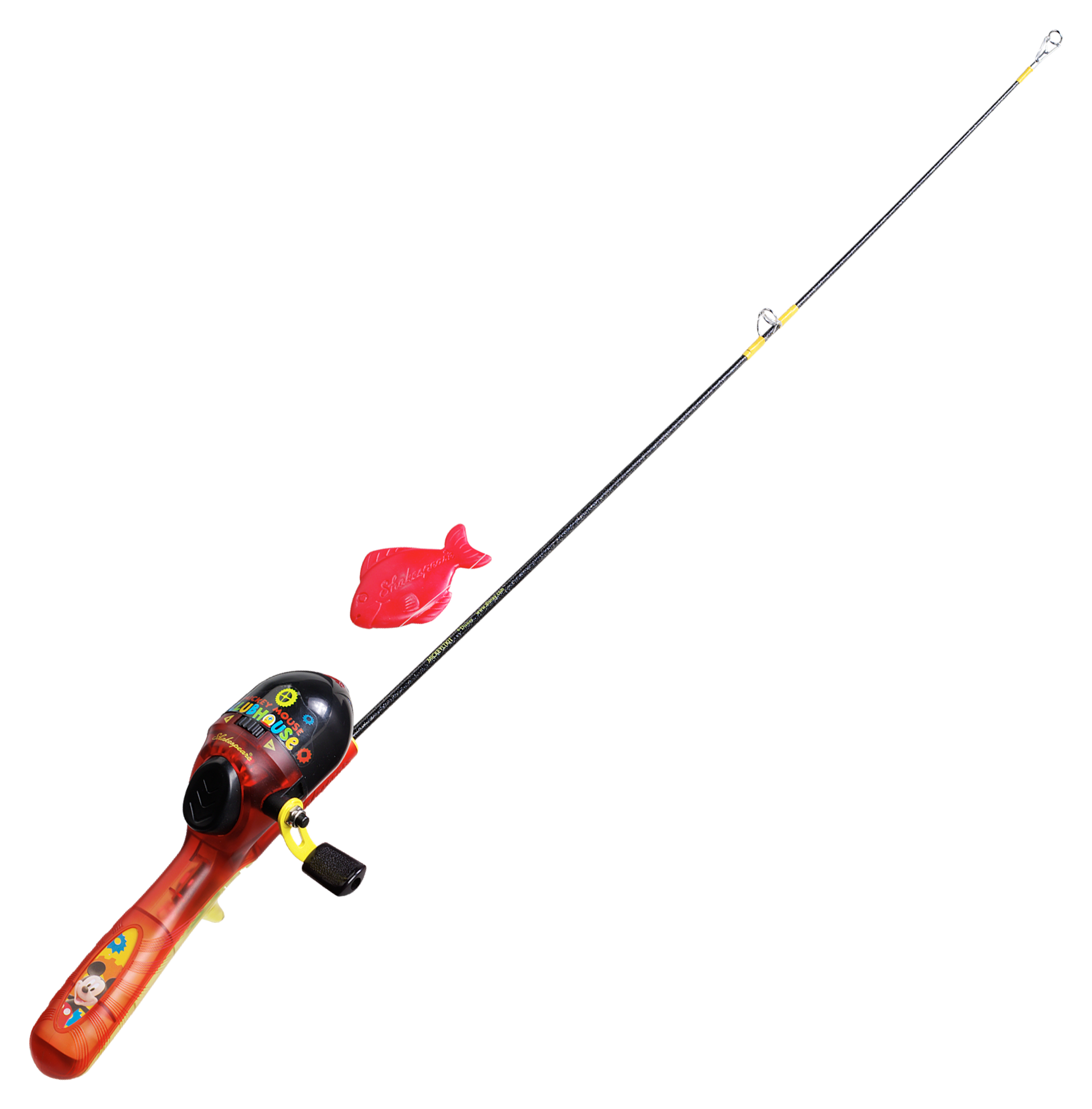 Shakespeare Mickey Mouse Lighted Fishing Rod and Reel Kit for Kids