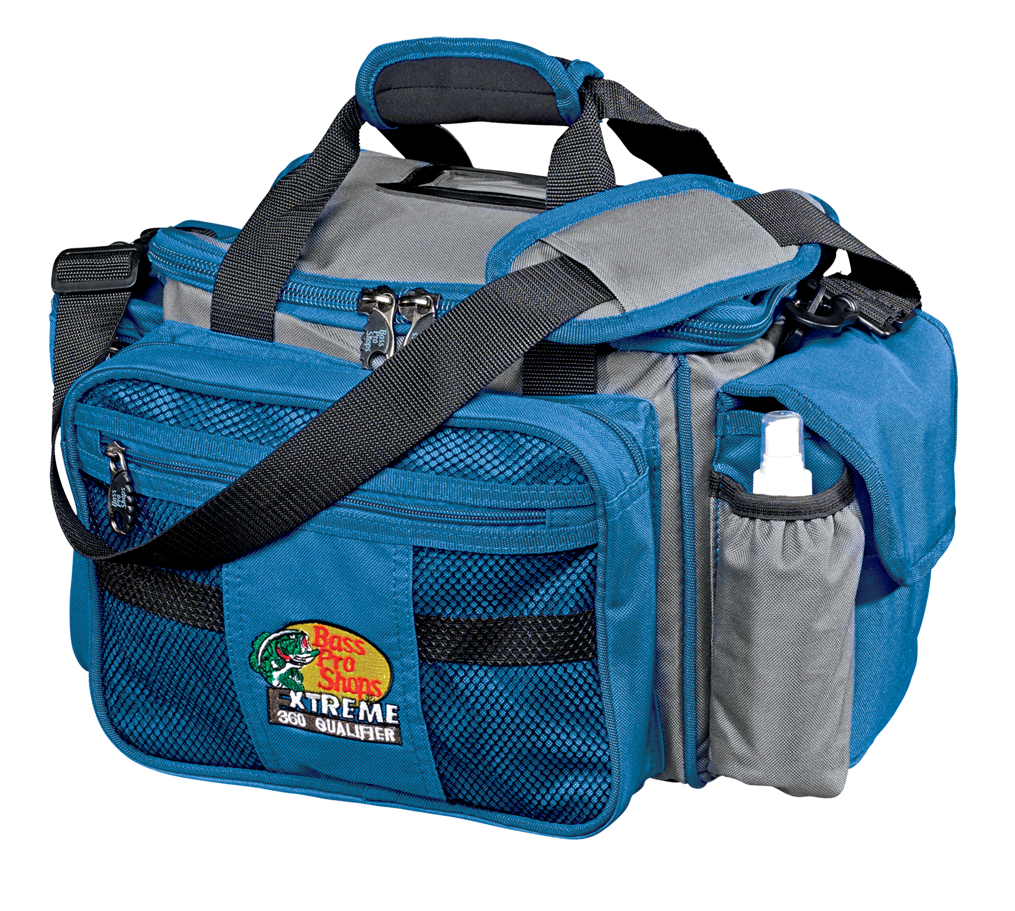 Bass Pro Shops Extreme Qualifier 360 Tackle Bag - Blue/Gray