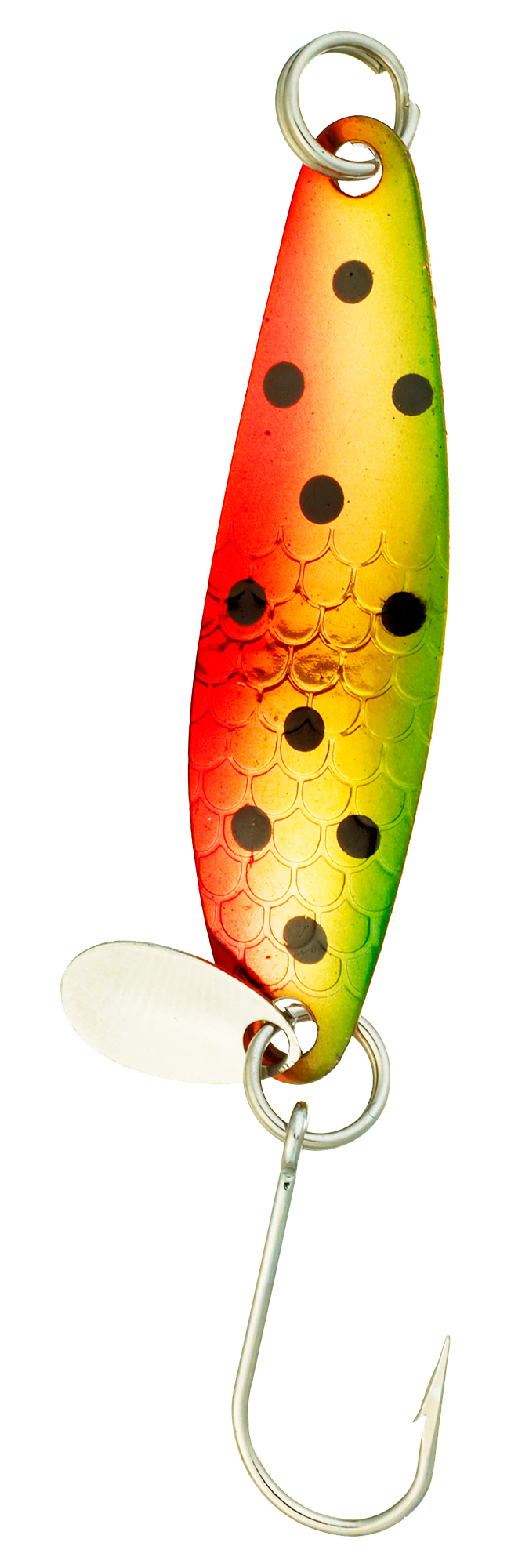 Image of "Luhr Jensen Needlefish Trolling Spoon - 1-1/2"" - Copper Shiny Yellow Watermelon"