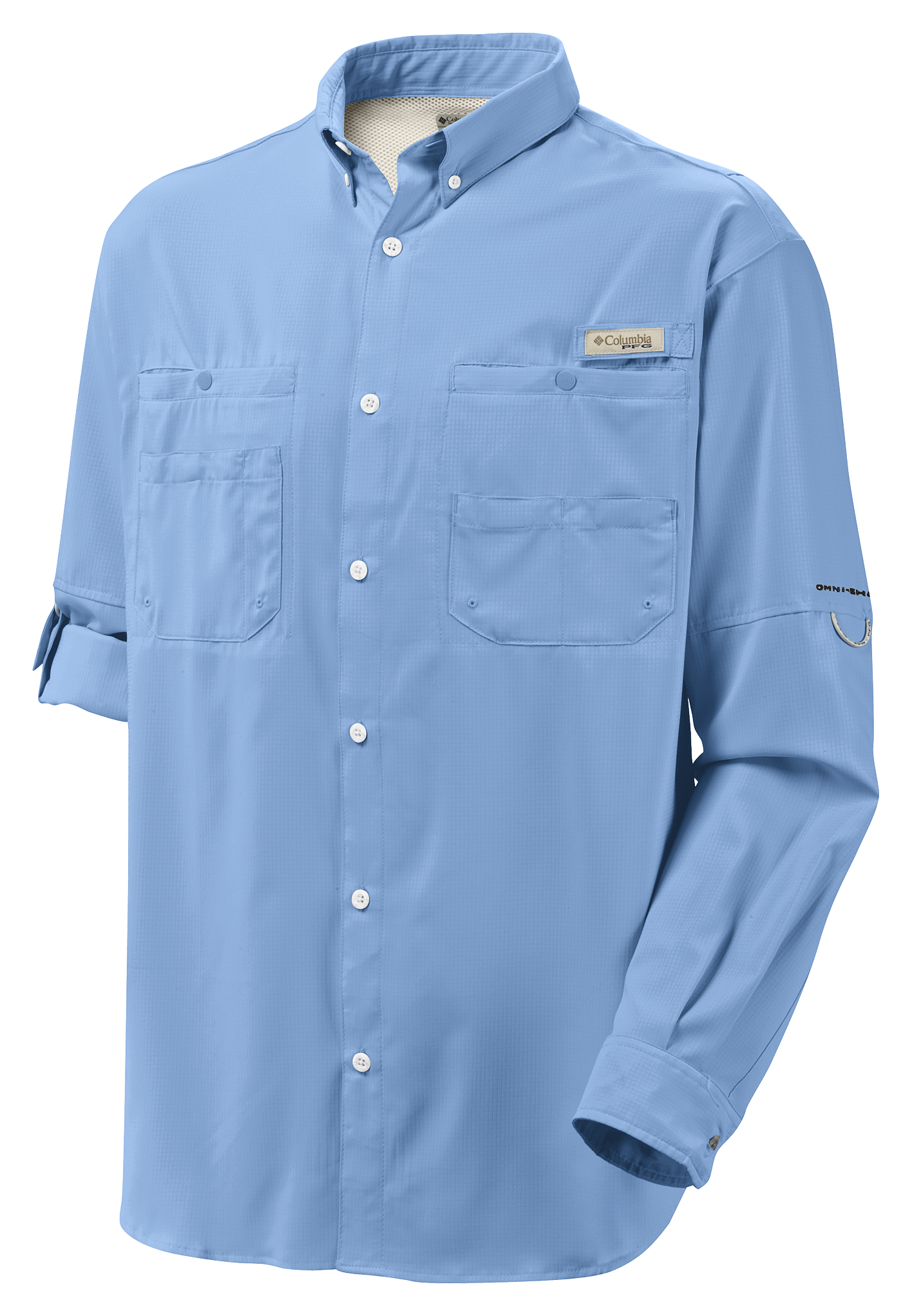 Image of Columbia Tamiami II Long-Sleeve Button-Down Shirt - Sail