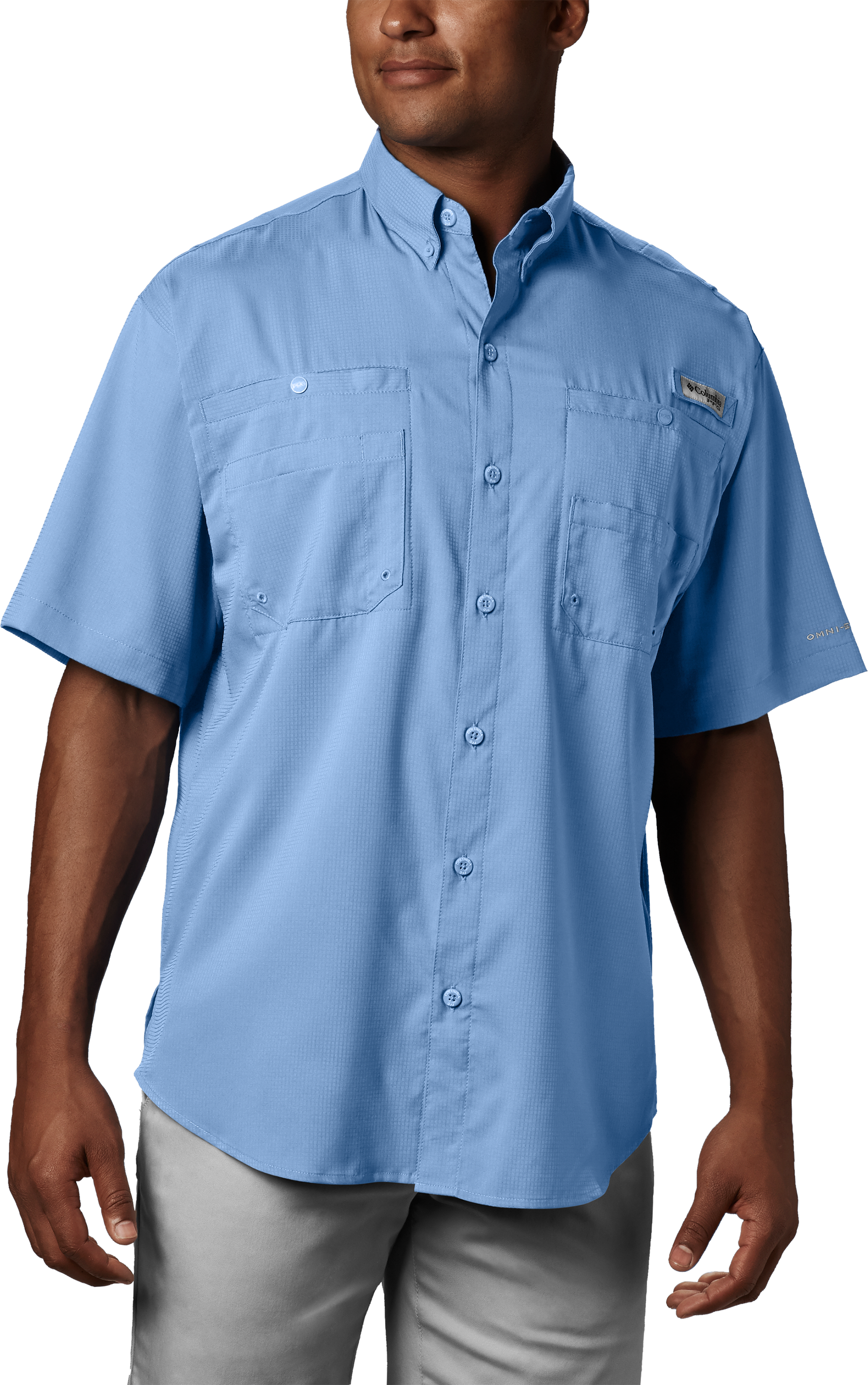 Image of Columbia Tamiami II Short-Sleeve Button-Down Shirt - Sail