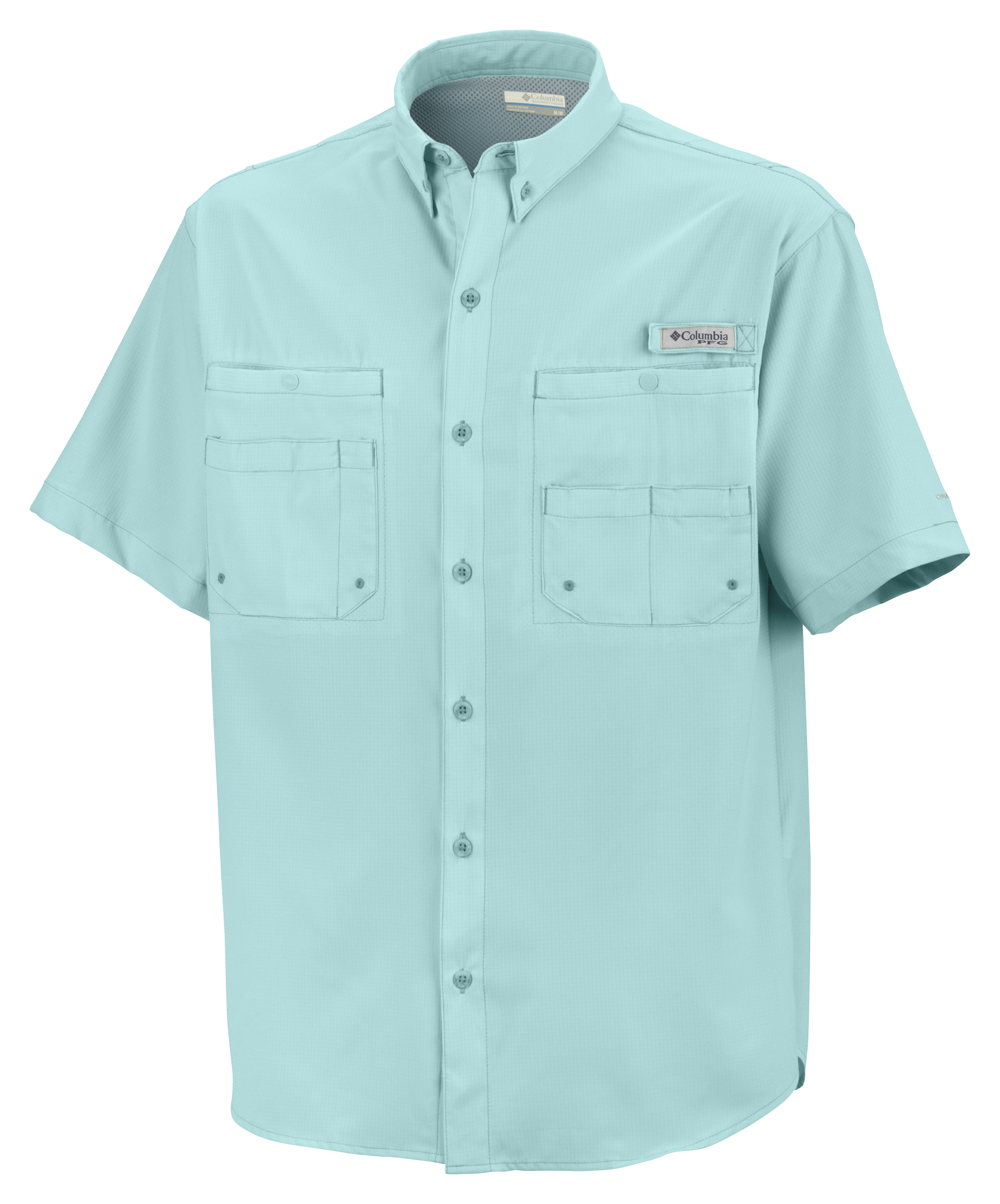 Image of Columbia Tamiami II Short-Sleeve Button-Down Shirt - Gulf Stream