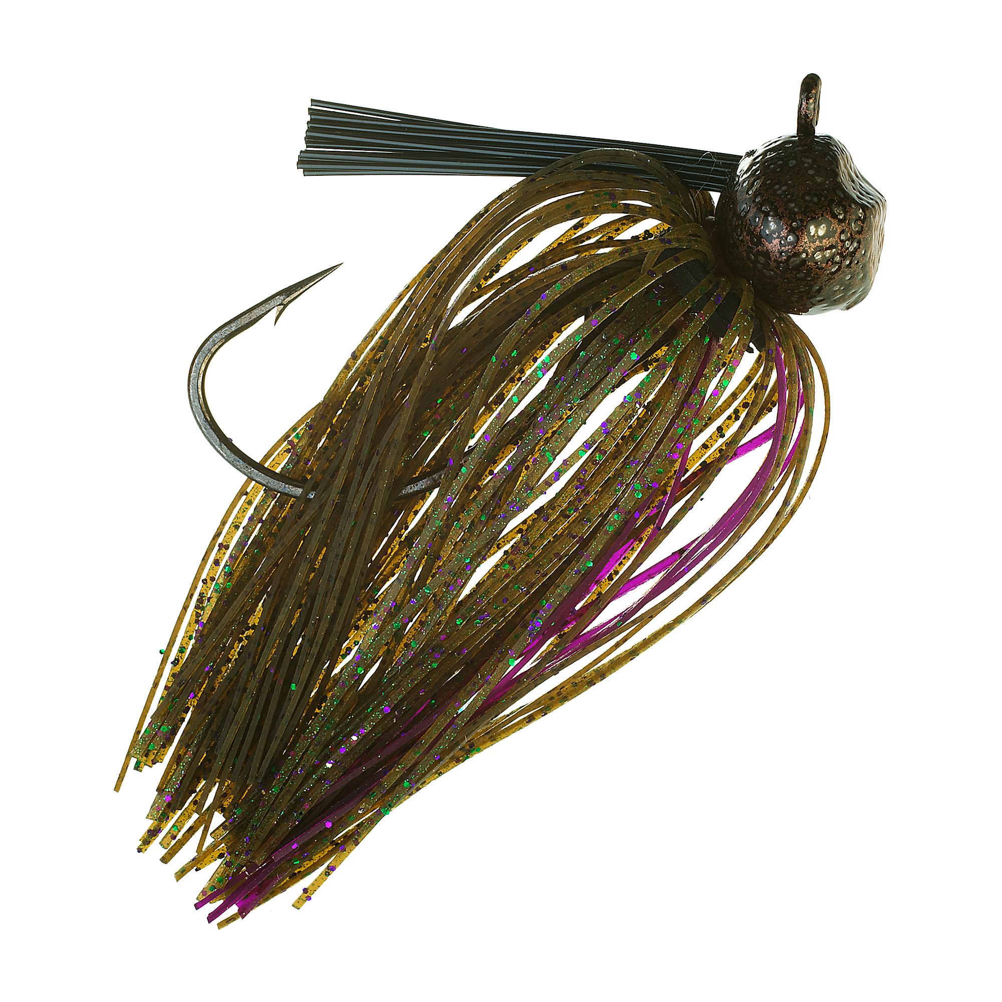 Image of Jewel Bait Heavy Cover Football Jig - 3/4 oz. - Green Pumpkin Candy