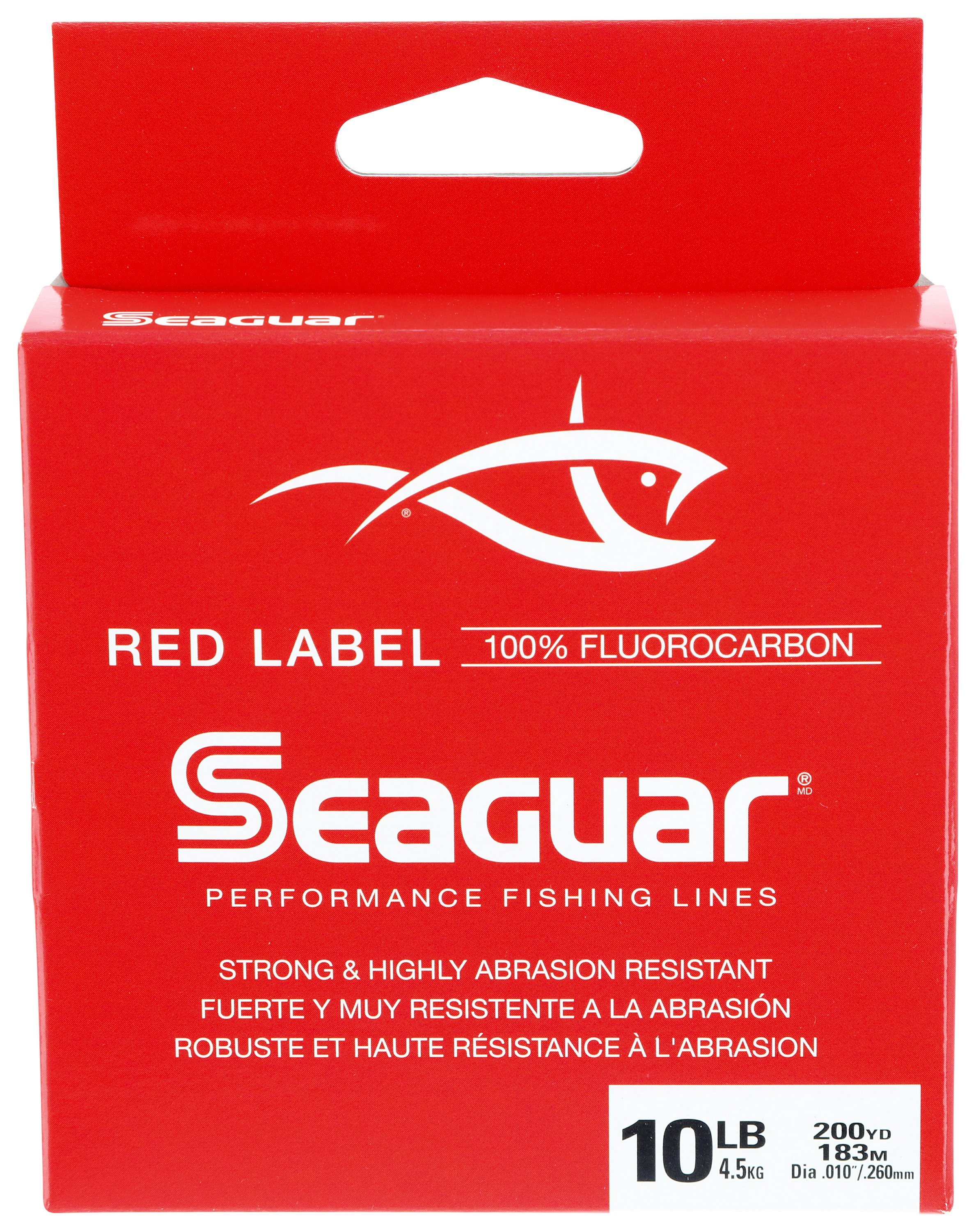 Reaction Tackle 100% Pure Fluorocarbon Fishing Line - High Strength, Abrasion-Resistant, Fast-Sinking, Virtually Invisible, with Added Sensitivity 