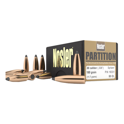 Nosler Partition Bullets - 200 Grain - .308 - Spitzer