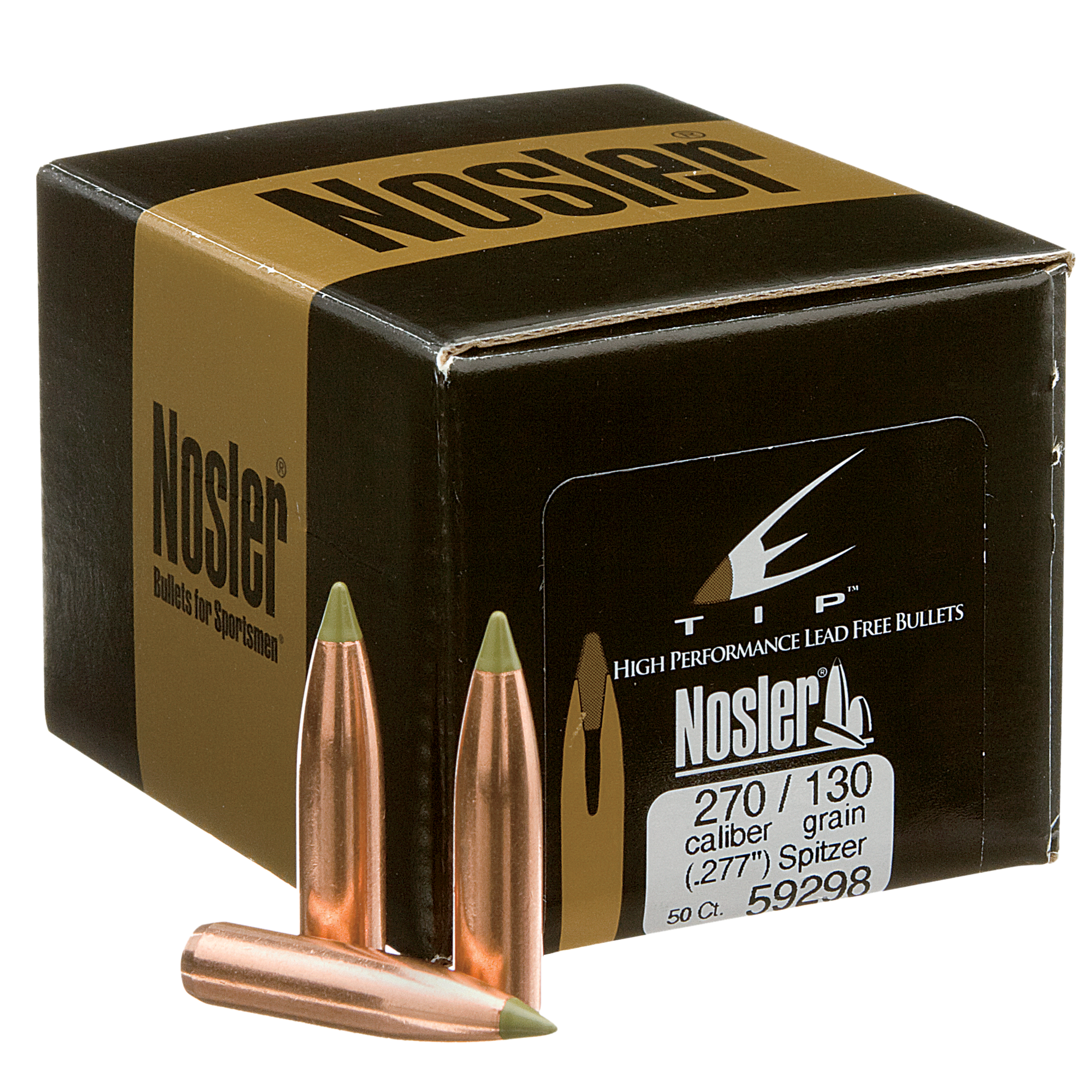 Nosler e-Tip Lead-Free Bullets - .30 - 180 Grain