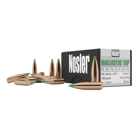 Nosler Ballistic Tip Boat Tail Bullets - 115 gr. - .257 dia. - Ballistic Tip Hunting