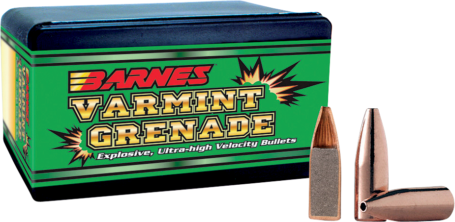 Barnes Varmint Grenade Bullets - 36 Grain - .224 Dia. - 100