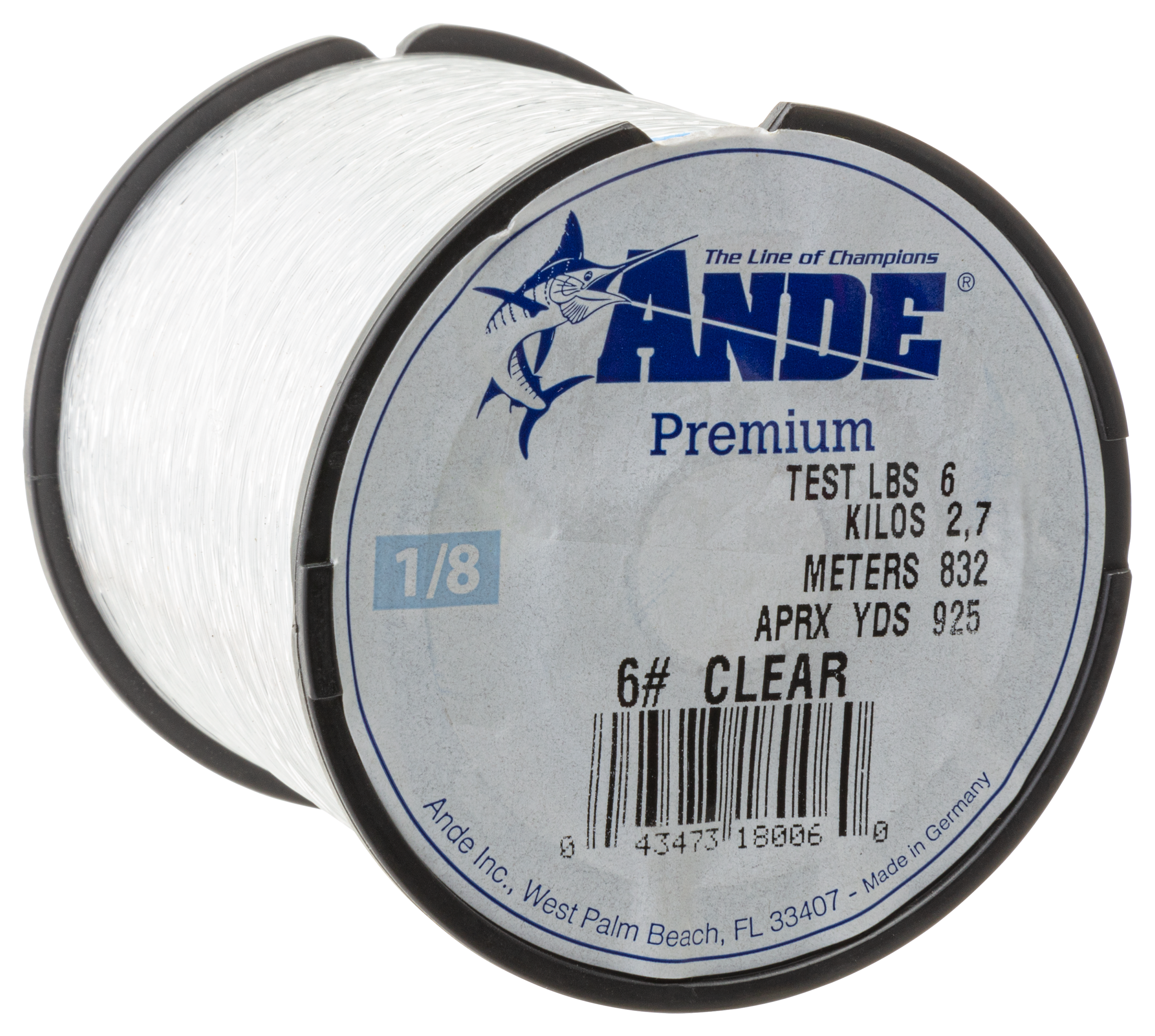 Ande Premium Monofilament Line 1/8 lb. Spool