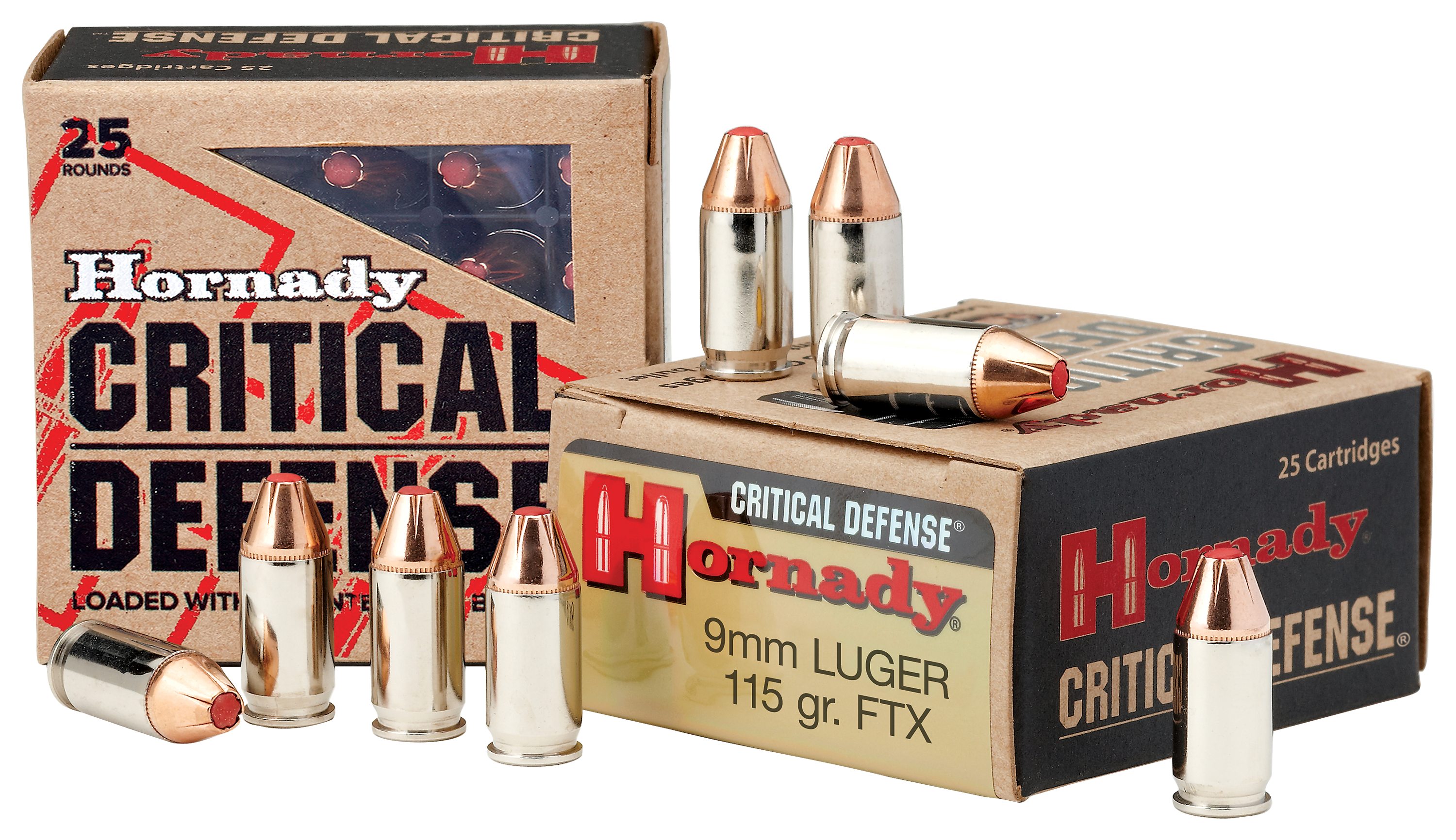 Hornady Critical Defense 9mm 115 Grain Handgun Ammo
