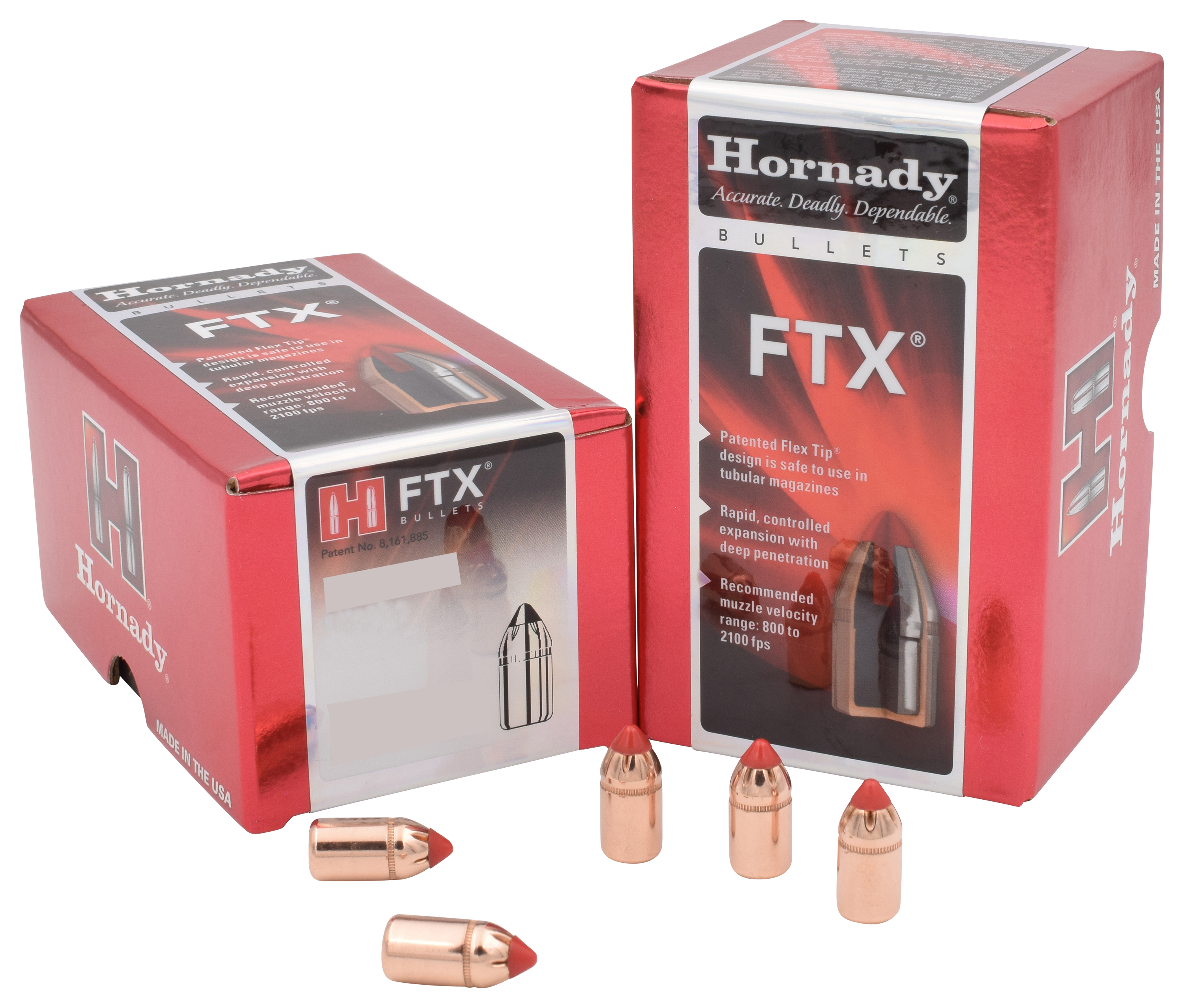 Hornady FTX Bullets - .460 S&ampW Caliber - 200 Grain - 50 pack