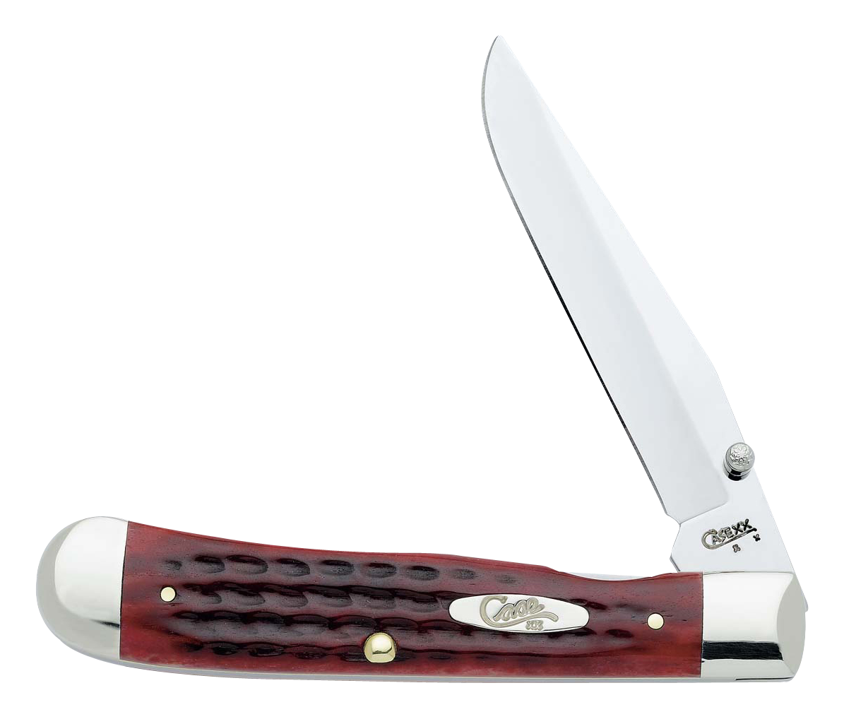 Image of Case Pocket Worn Old Red Bone Pocket Knife