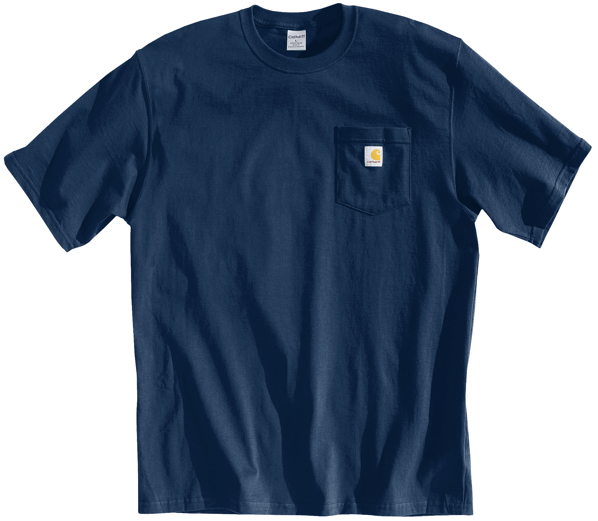 Image of Carhartt Loose Fit Heavyweight Short-Sleeve Pocket T-Shirt - Navy