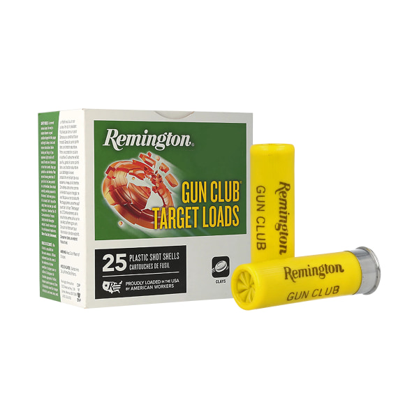 Remington Gun Club Target Loads - 20 Ga. - #7.5 Shot - 25 Rounds
