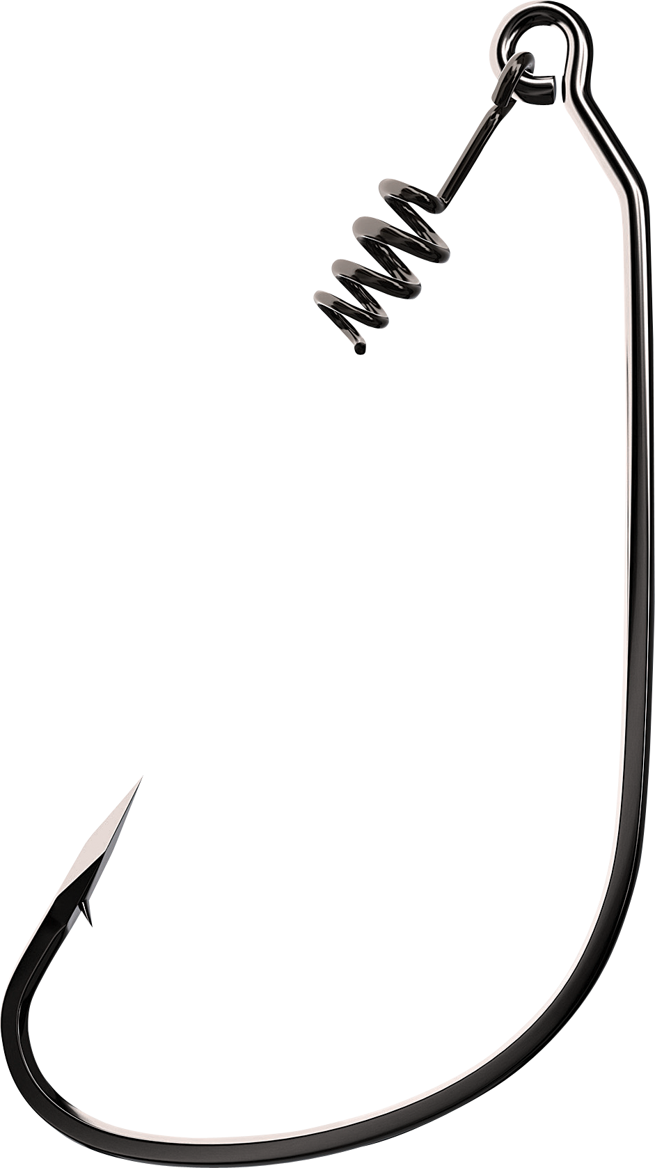 Eagle Claw Trokar Flippin' Hook Platinum Black Size 5/0