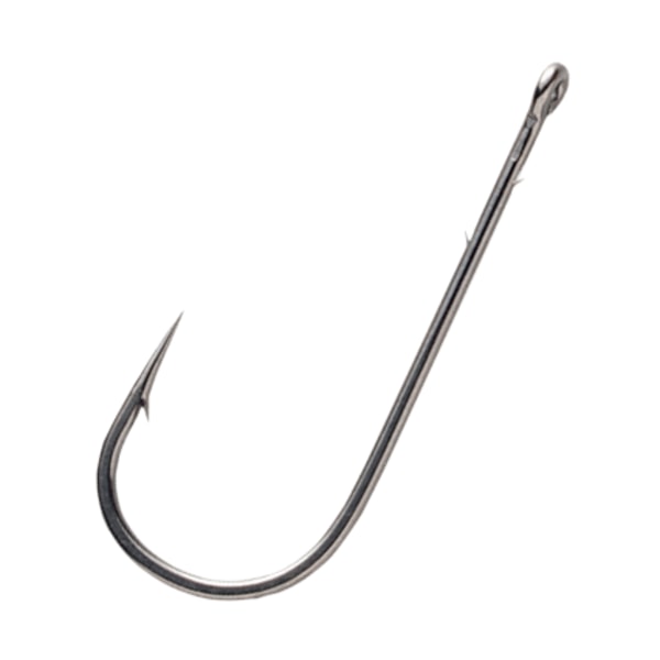 Bass Pro Shops XPS Straight Shank Round Bend Hook - 1/0 - 6 Pack