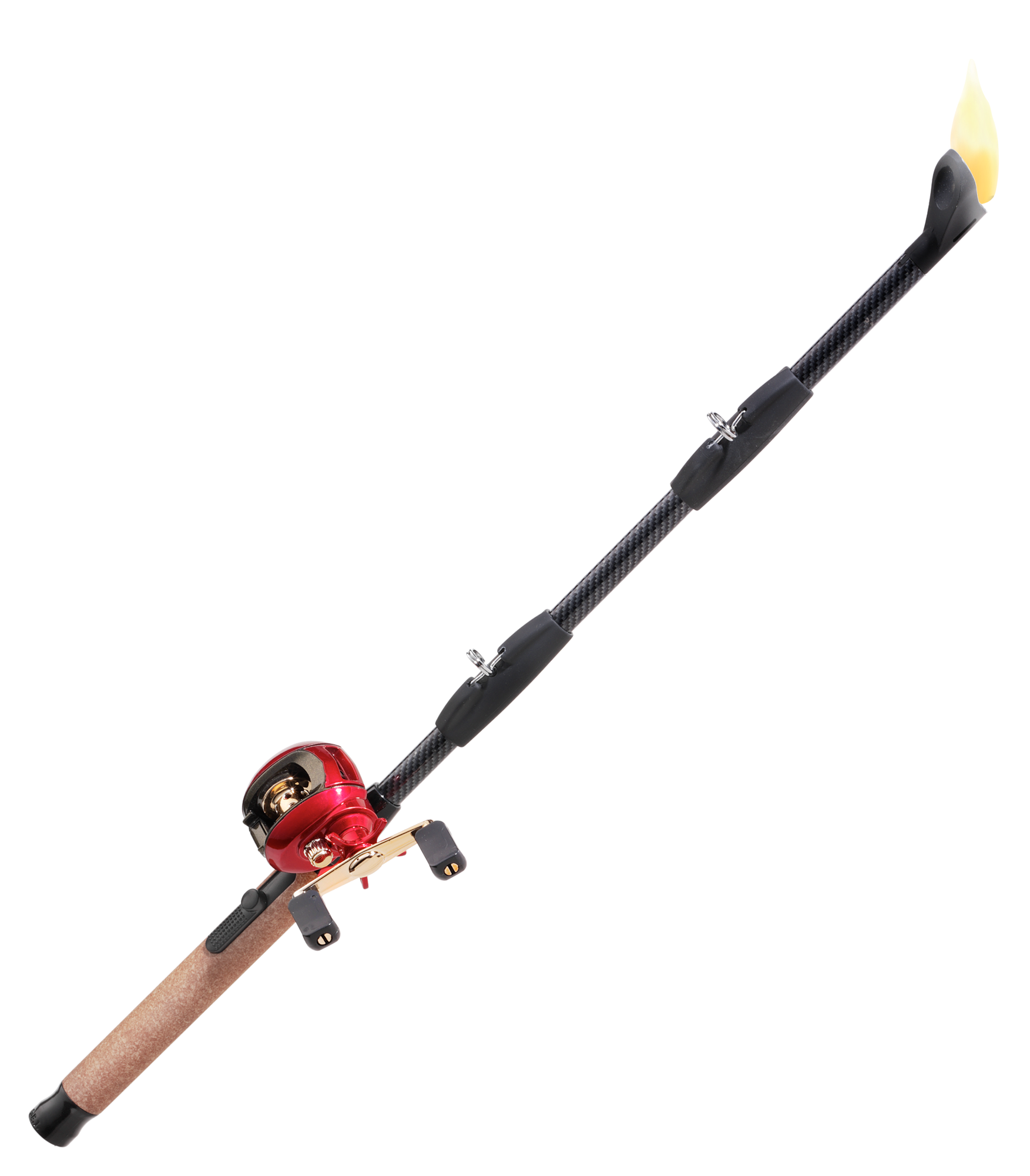  G.E.I. Open Face Fishing Pole BBQ Lighter : Sports & Outdoors