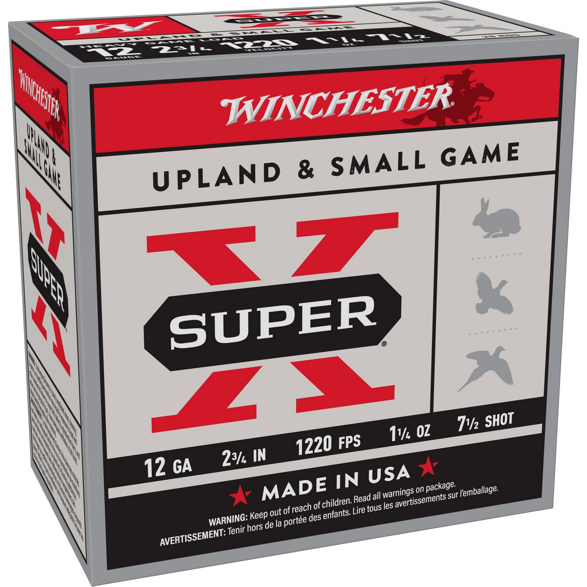 Winchester Super X Heavy Game 12 Ga 2.75" 1 1/4 Oz Box - Winchester
