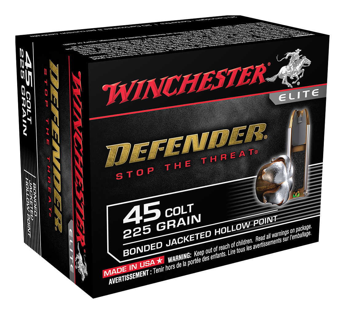 Winchester PDX1 Centerfire Bonded Handgun Ammo - .45 Colt - 225 Grain