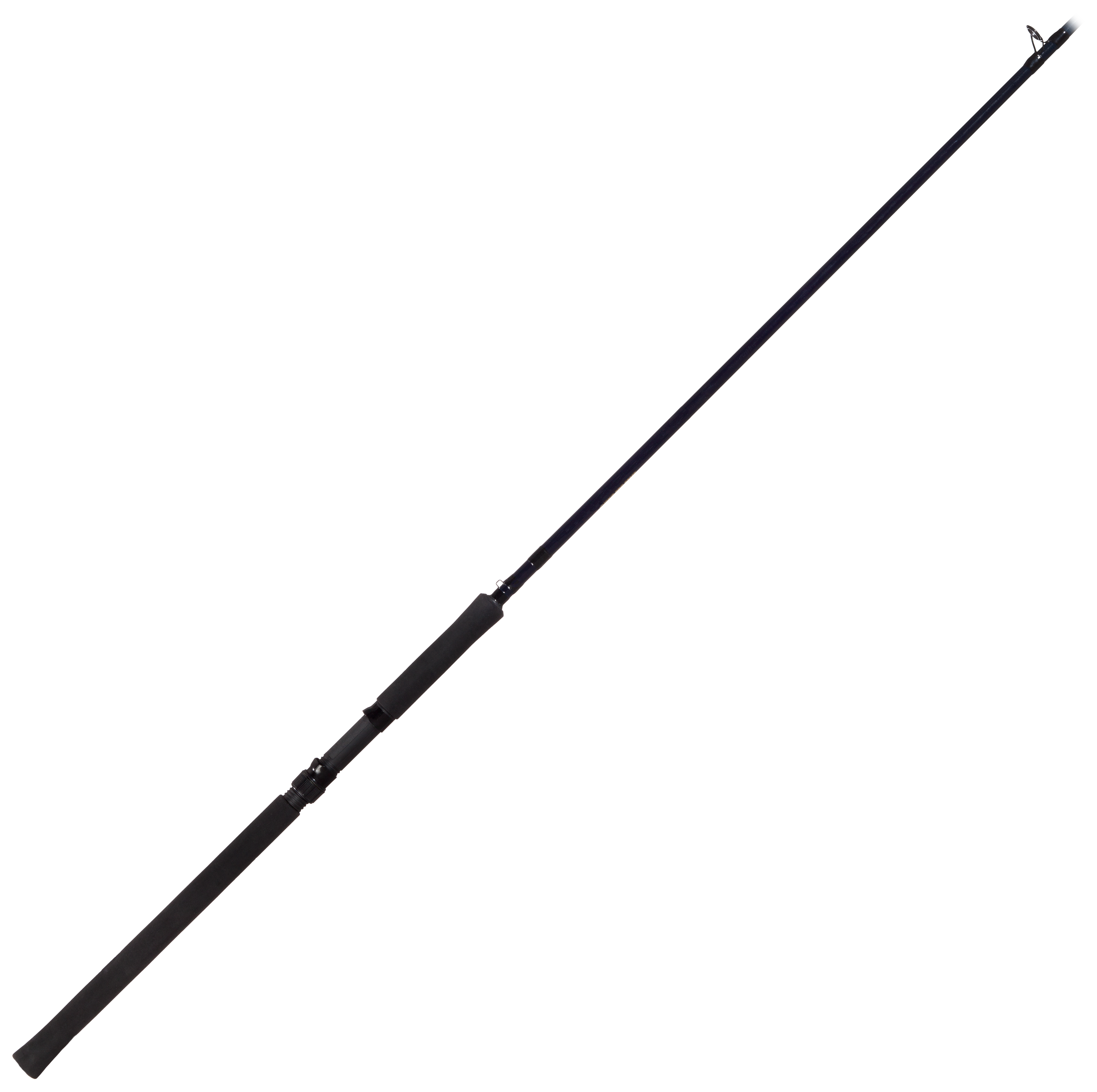 B&M Buck's Graphite Jig Fishing Pole, 12ft, 2 Pieces, Black, 