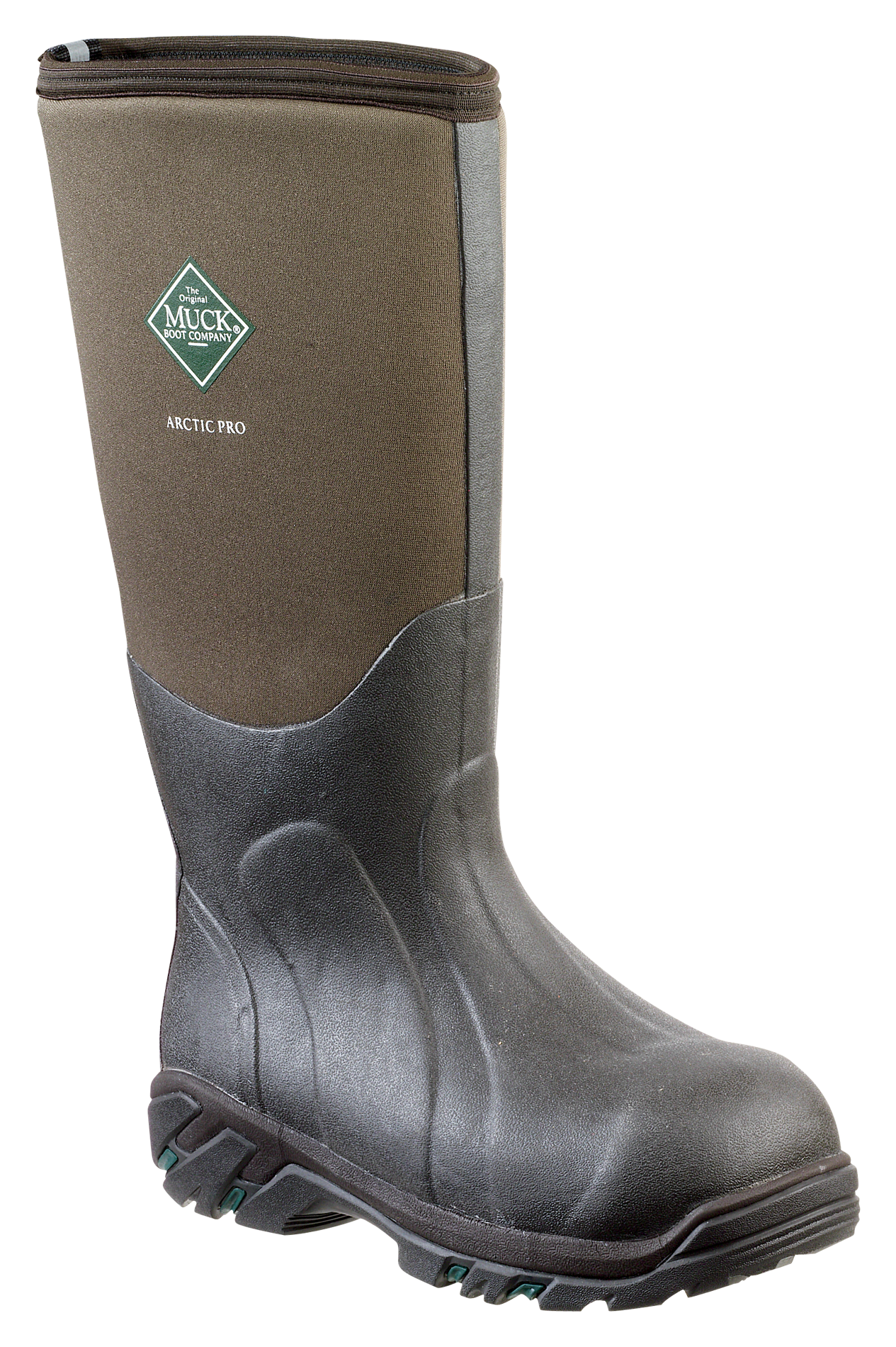 Image of The Original Muck Boot Company Arctic Pro Rubber Boots for Men - Bark - 13M