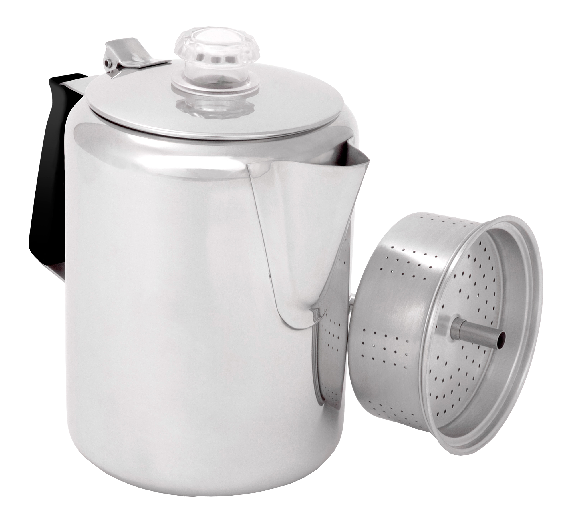 Bass Pro Shops Stainless Steel Stovetop Percolator - 6 Cup