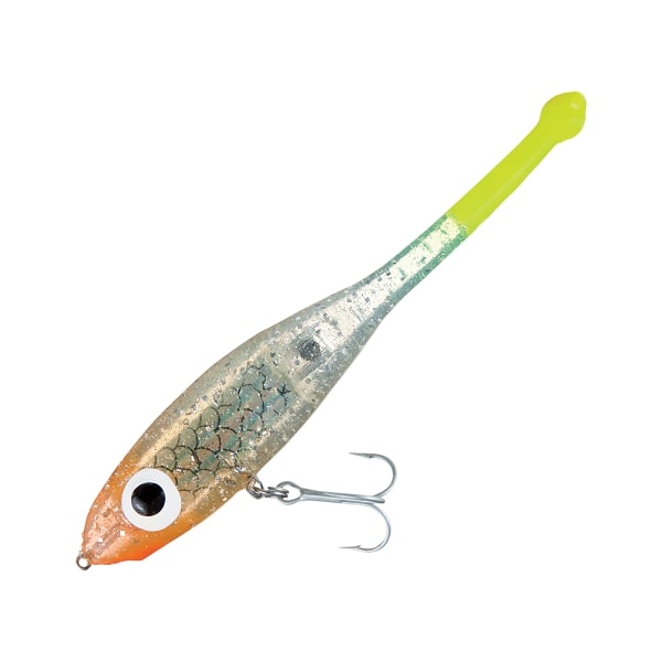 Paul Brown's Devil Soft Baits - Silver/Chartreuse Tail