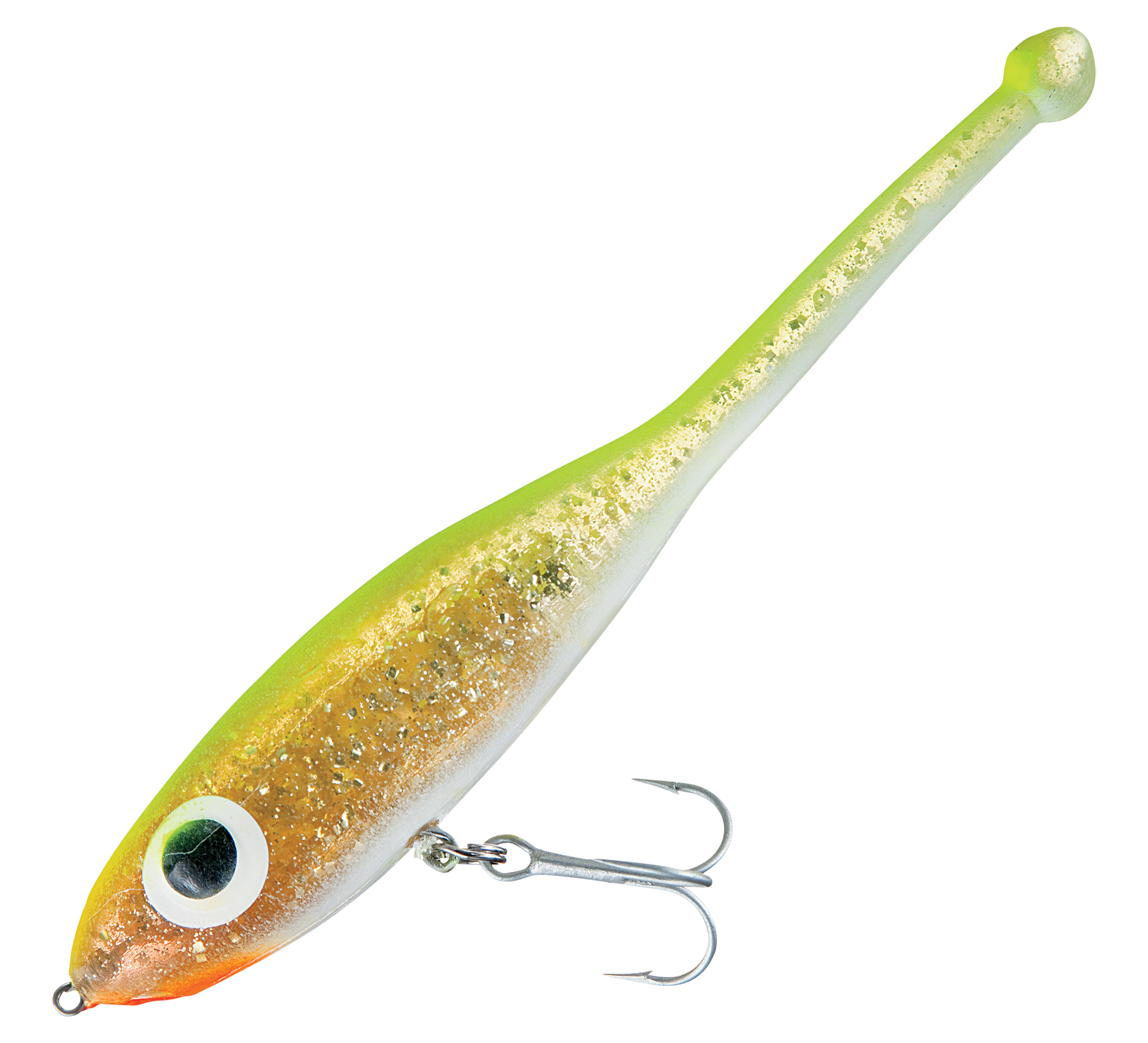 Paul Brown's Devil Soft Baits - Chartreuse/Gold/White Belly