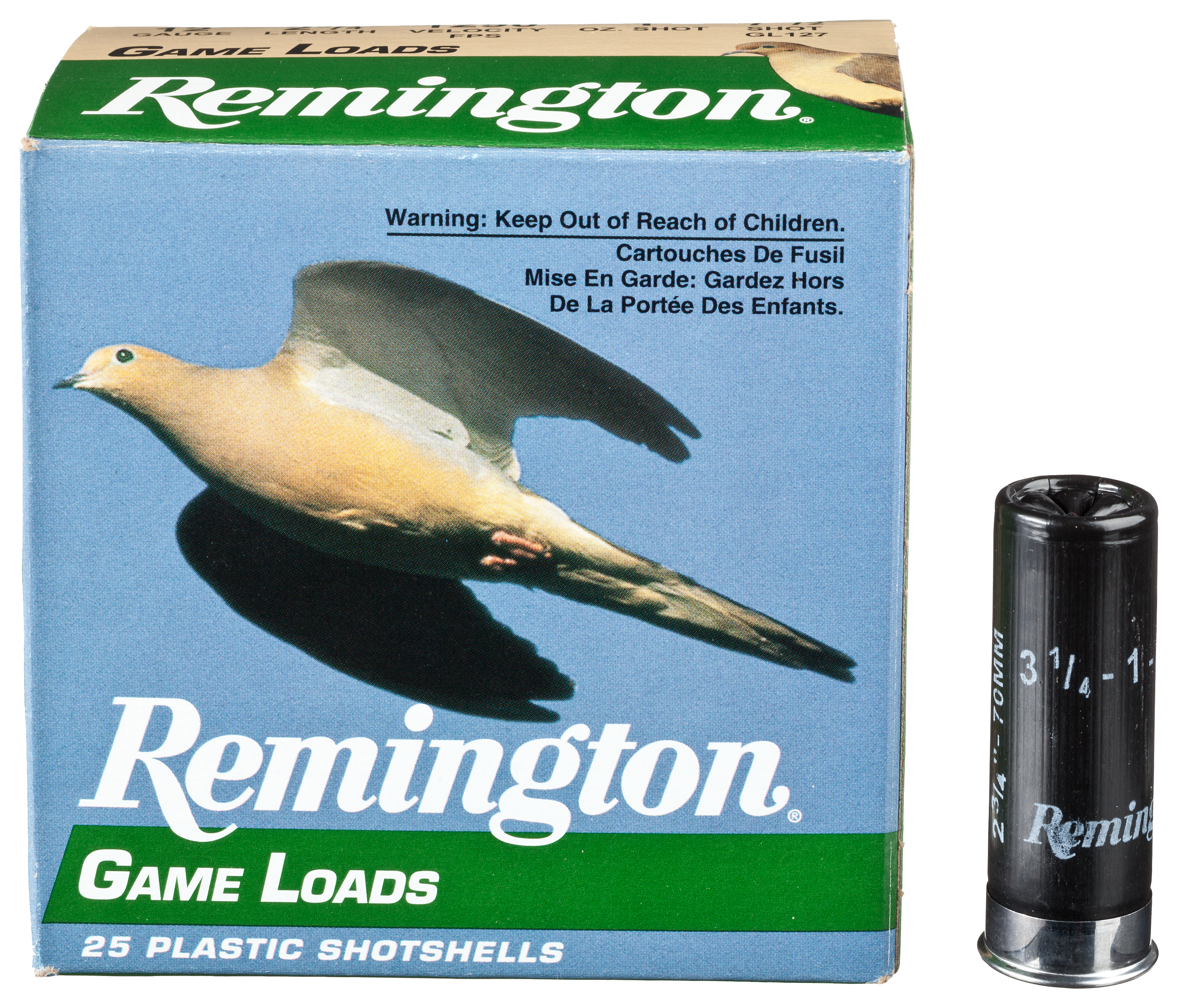 Remington Game Load Shotshells - 20 Gauge - 7/8 oz. - 7.5 Shot - 250 rounds