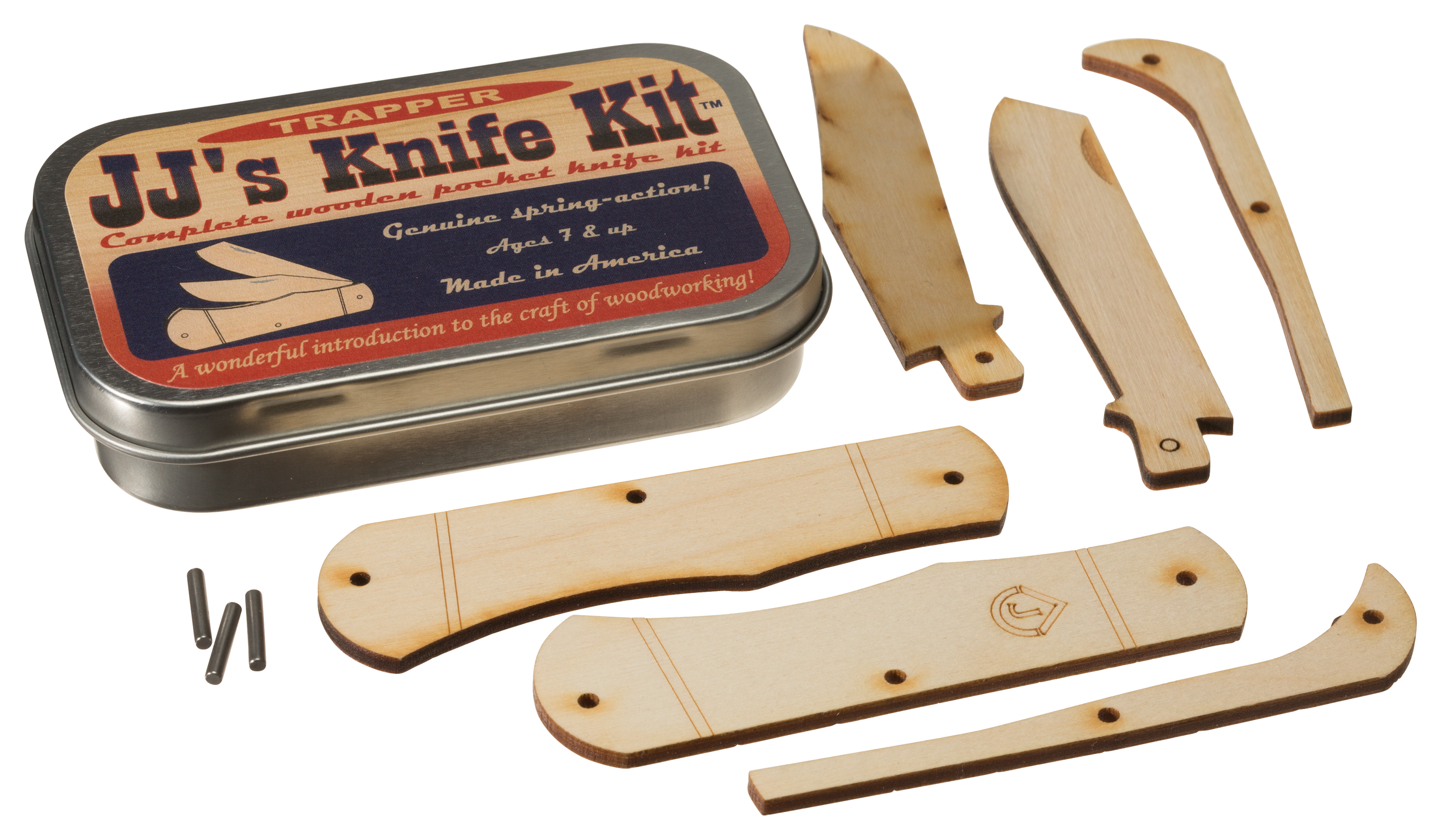 Channel Craft JJ's Trapper Pocket Knife Kit