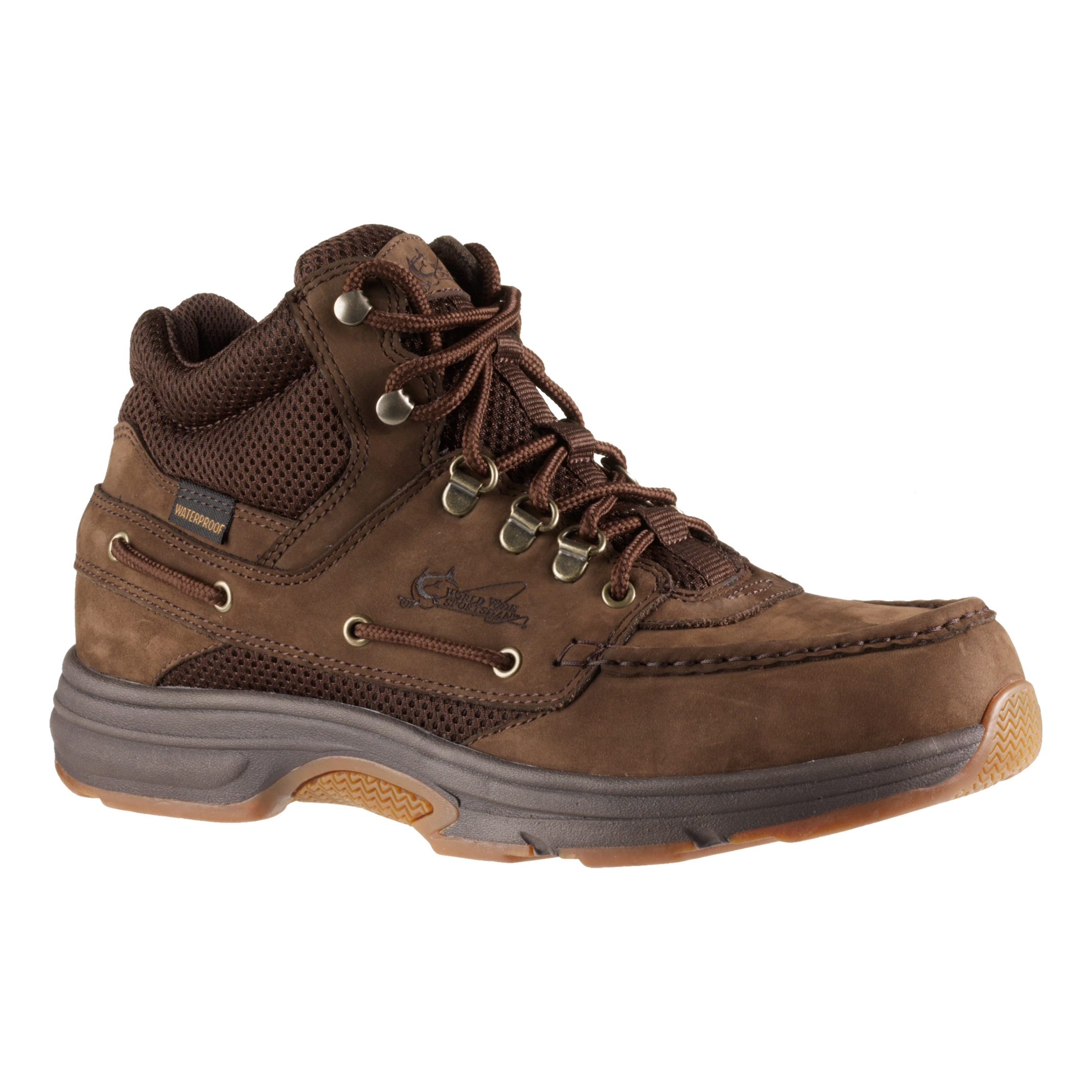 World Wide Sportsman Blue Water Waterproof Chukka Boots for Men - Dark Brown                                                    