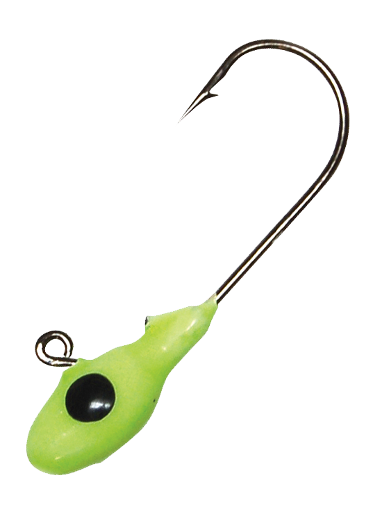 Bobby Garland Crappie Pro Mo' Glo Glow-in-the-Dark Jig Heads for Soft  Plastic Crappie Fishing Baits, Accessories for Freshwater Fishing, Pack of  10