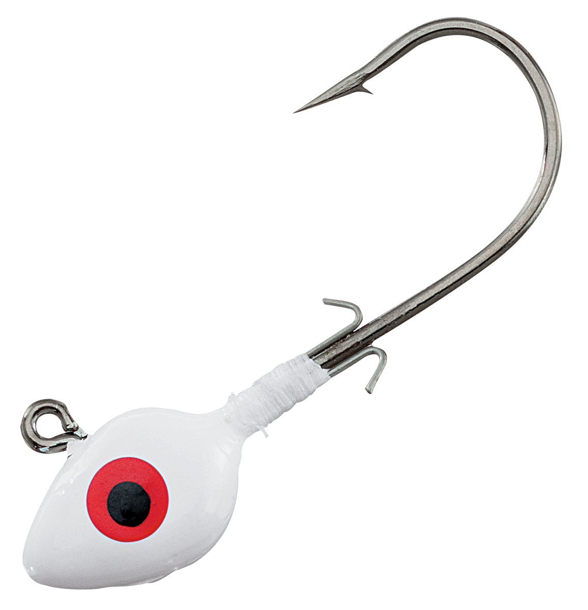 Extra strong bullet style jig head for soft plastics