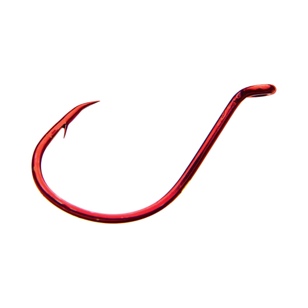 Eagle Claw Lazer Sharp L1 Salmon/Steelhead Octopus Hook - Red - #6 - 11 Pack