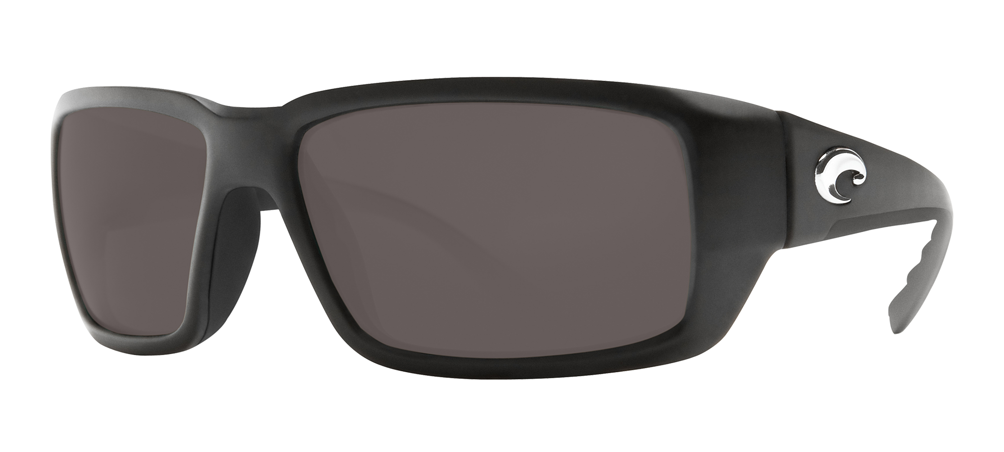 Costa Del Mar Fantail Pro Sunglasses, Matte Black / Blue Mirror