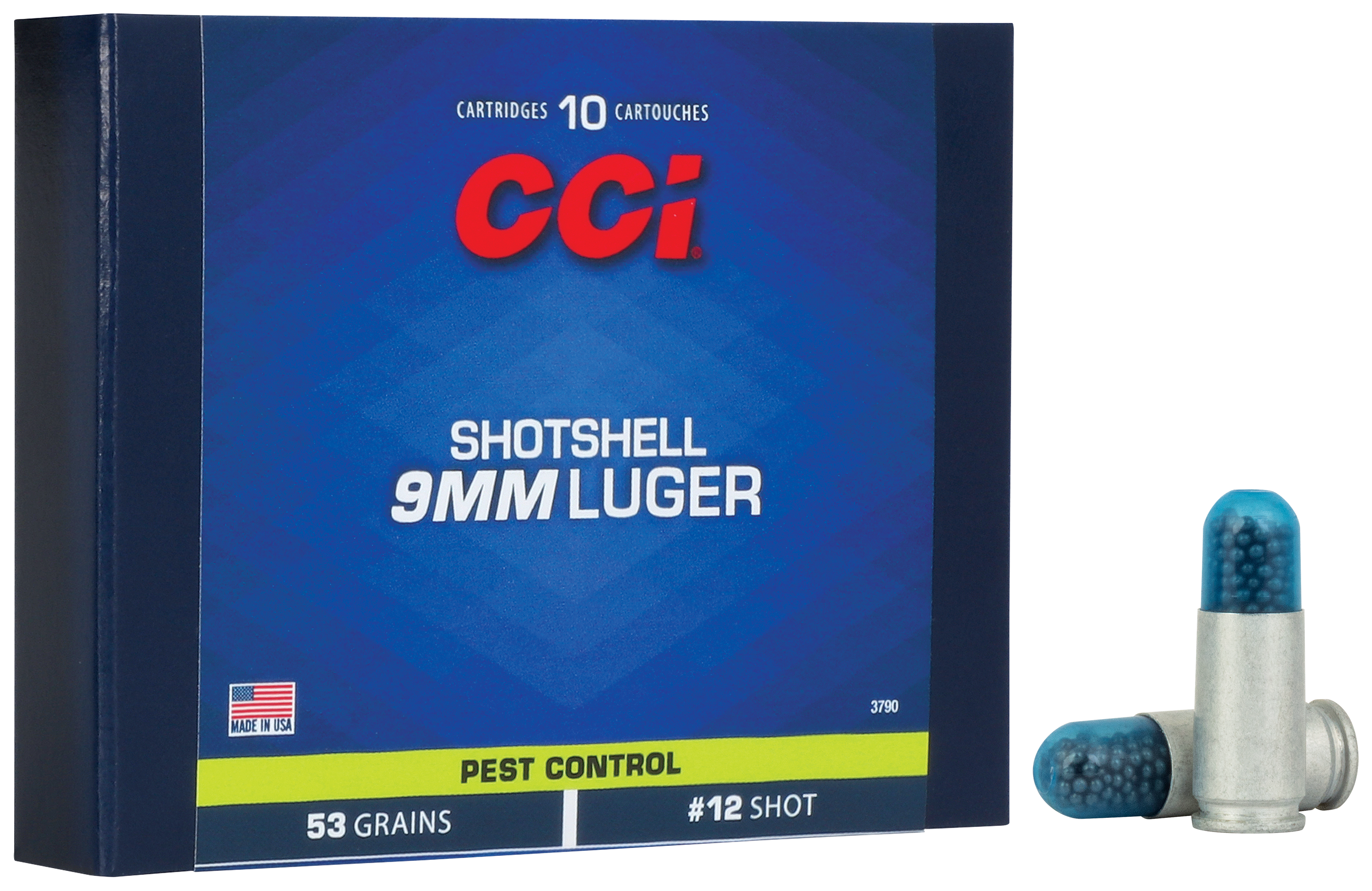 CCI Shotshell 9mm Luger #12 Shot Centerfire Handgun Ammo