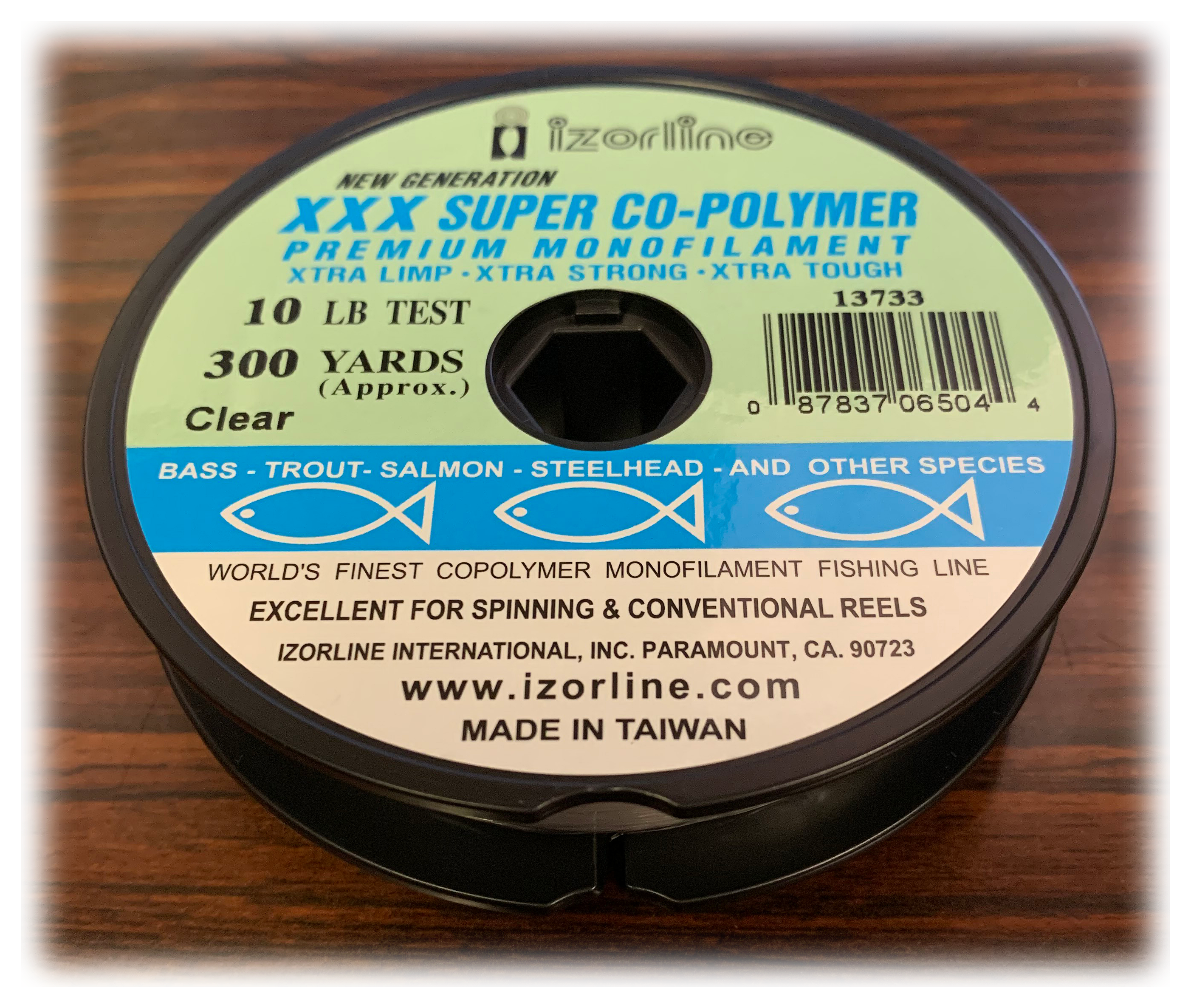 Image of Izorline XXX Super Co-Polymer Monofilament Fishing Line - Clear - 300 Yards - 4 Lb.