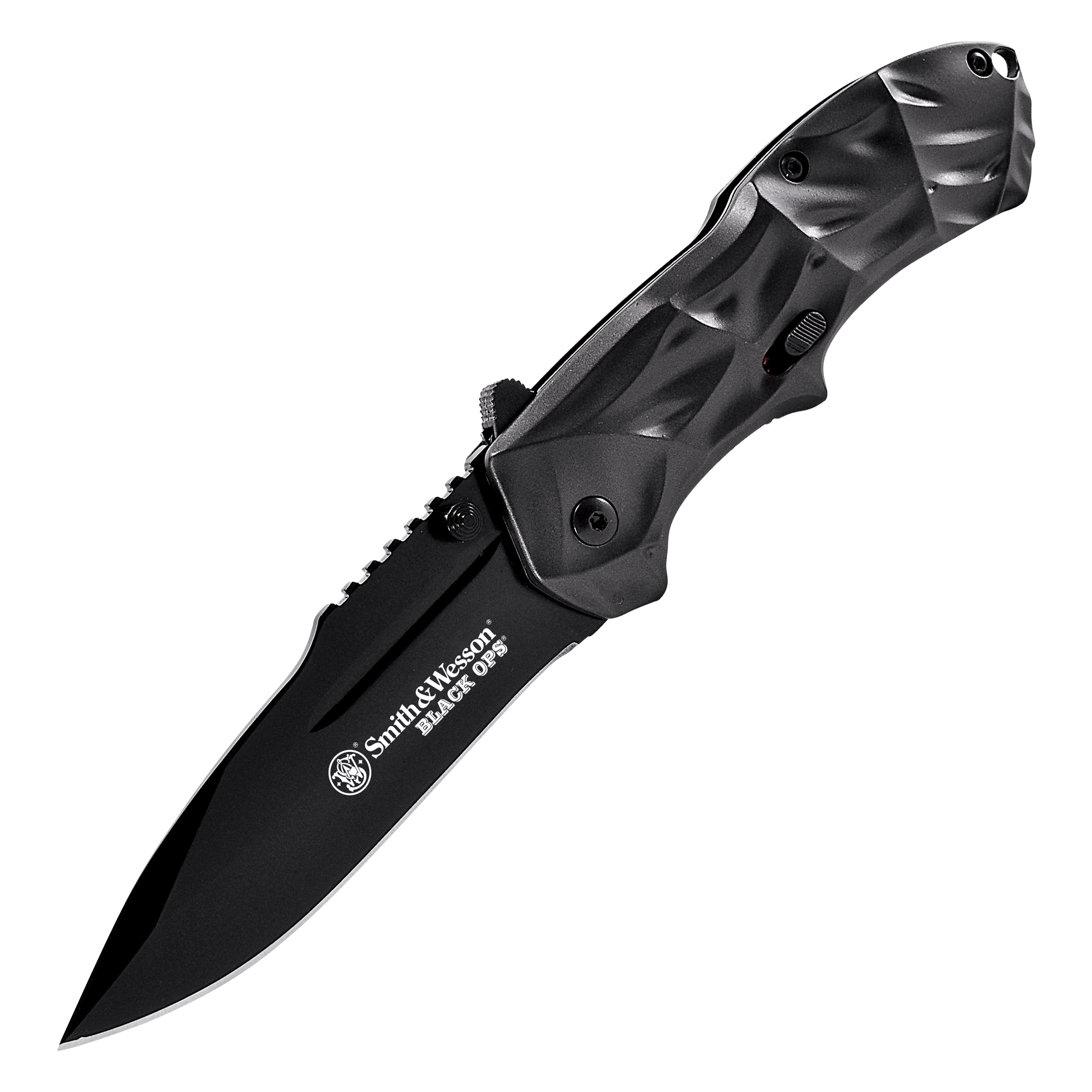 Tuch Knives Klick Dual Action Scale Release Black Rain Drop