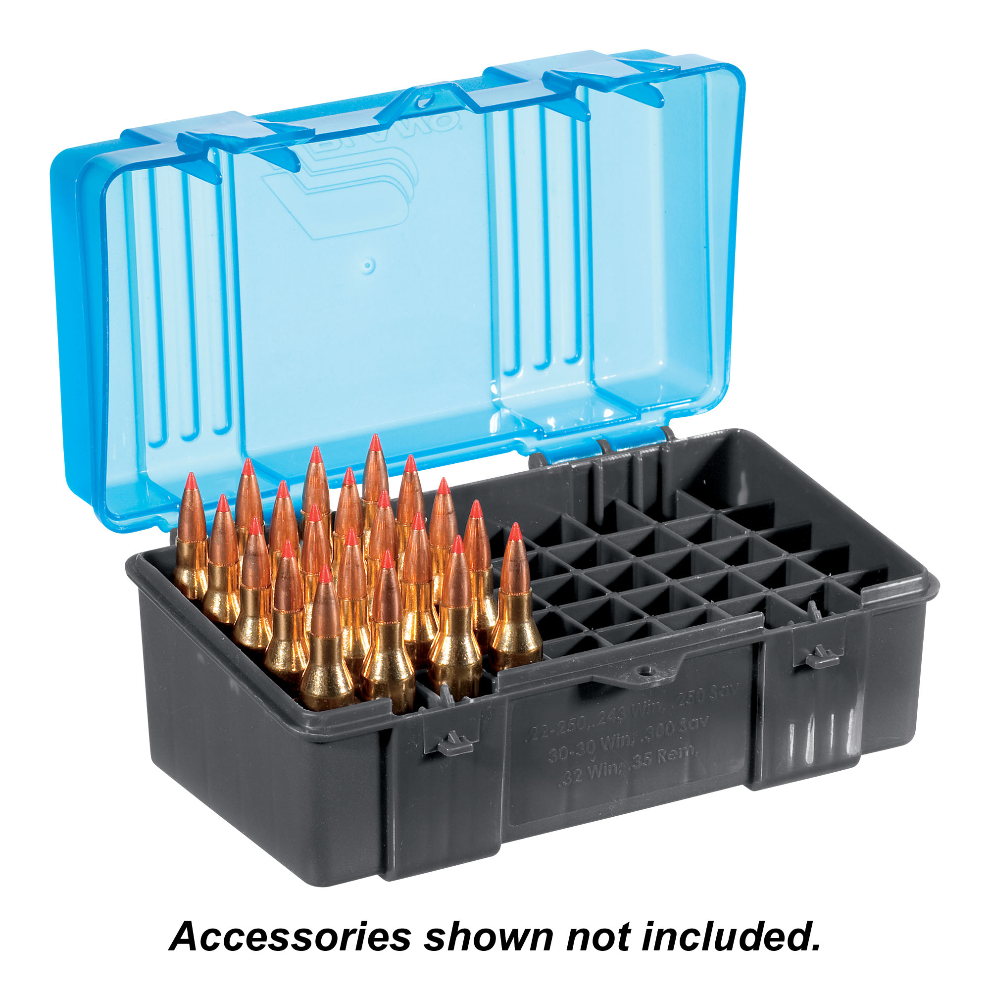 Plano Rifle Hinged-Top 50 Round Ammo Box - .270/.30-06/7mm Remington