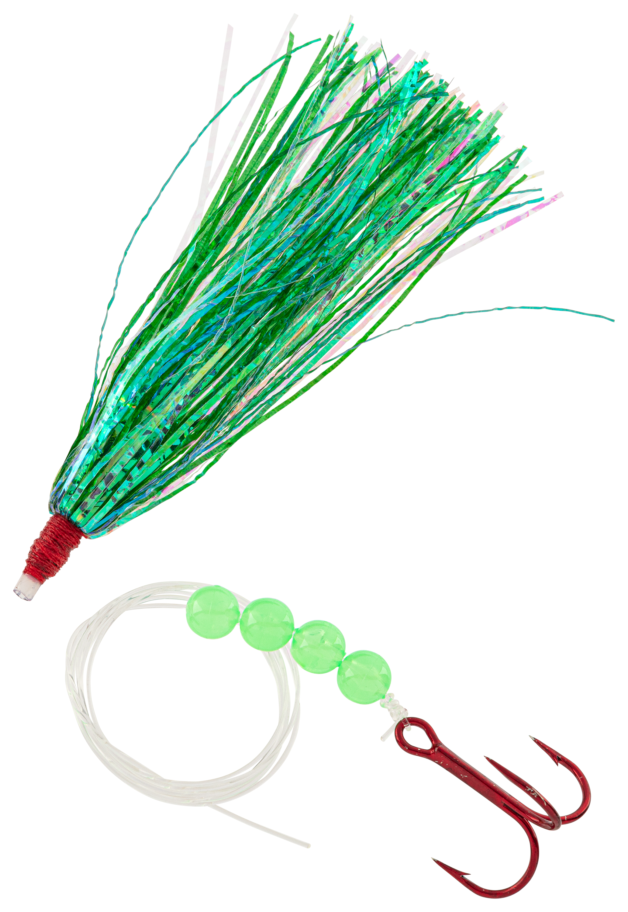 Image of Dreamweaver Action Fly - Green Crinkle