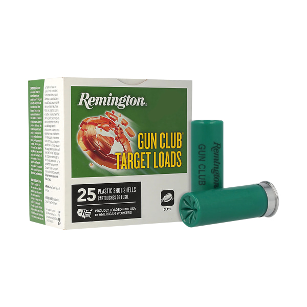 Remington Gun Club Target Loads - 12 Ga. - #8 Shot - 25 Rounds