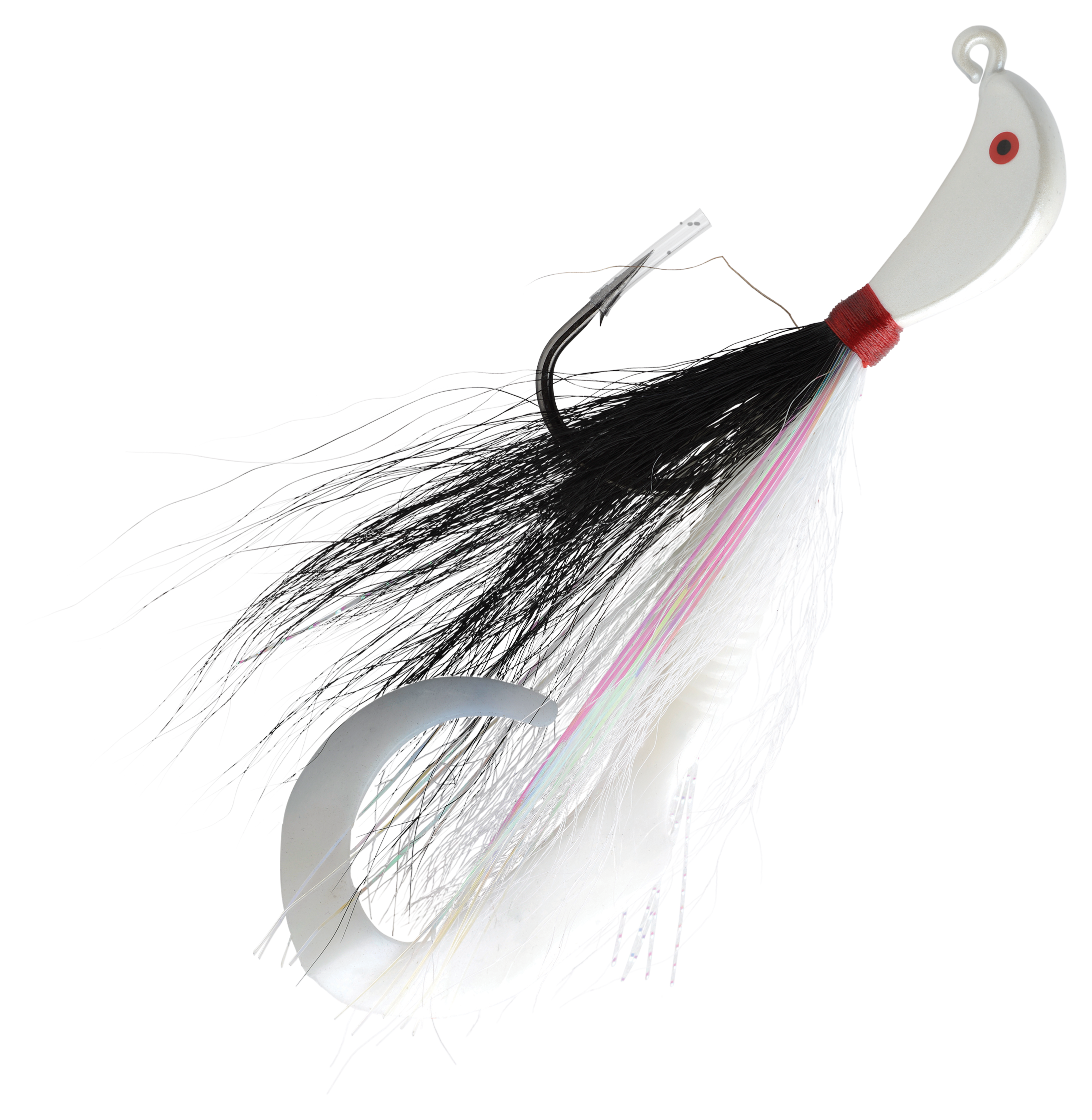 Image of P-Line Flash Striper Jig - Black White - 5/8 oz.