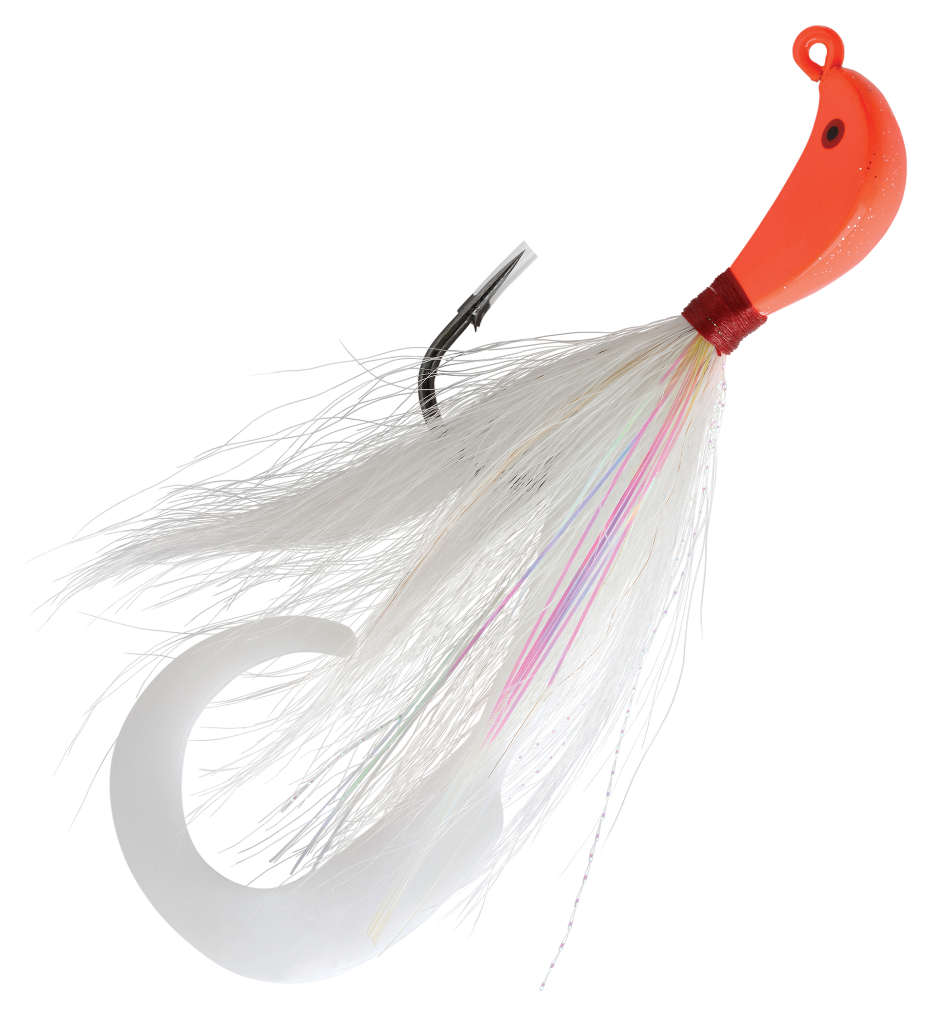 Image of P-Line Flash Striper Jig - Red Head White - 1-1/2 oz.