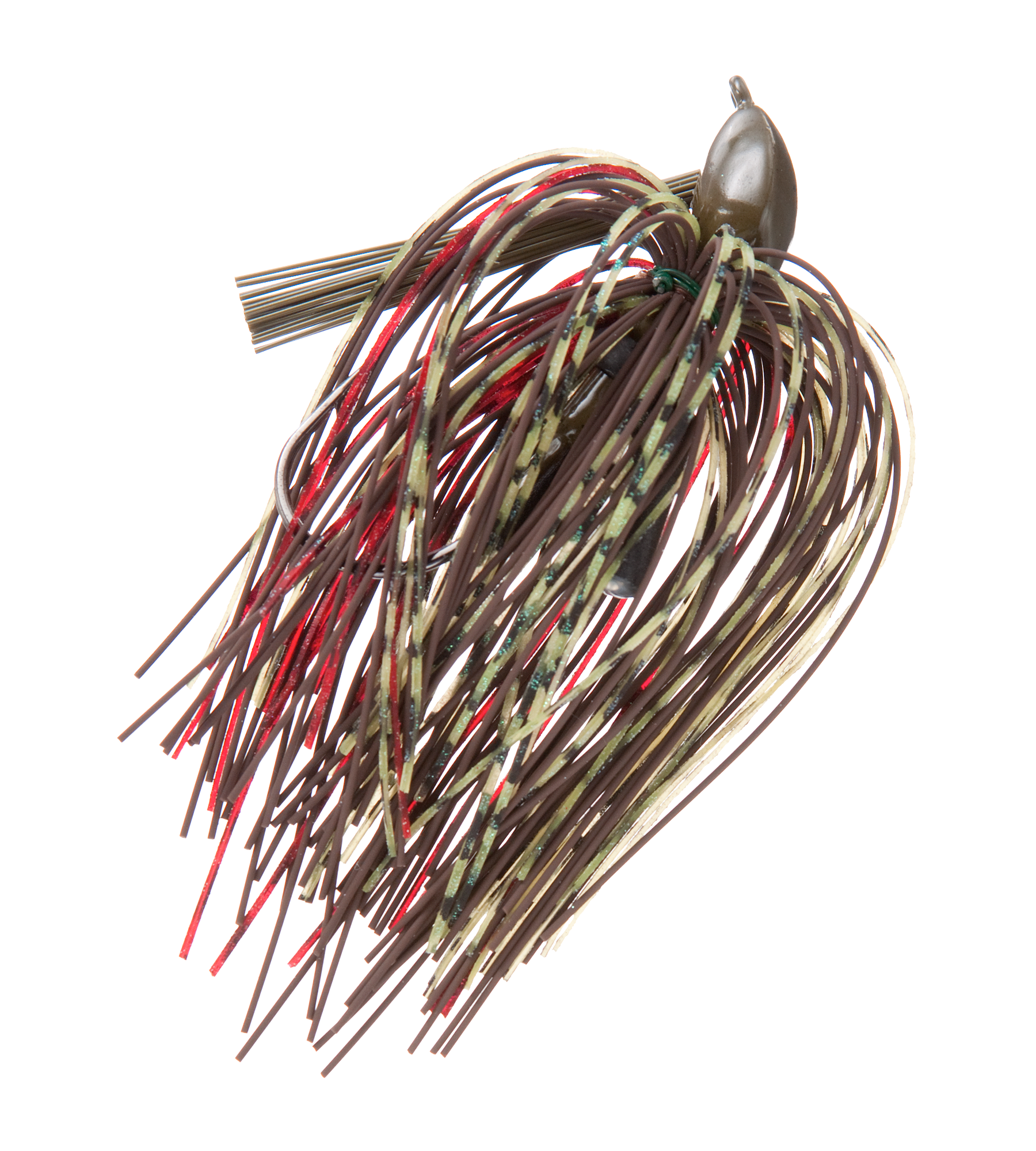 Image of Buckeye Lures Mini Mop Jig - 3/8 oz. - Watermelon/Red Flake