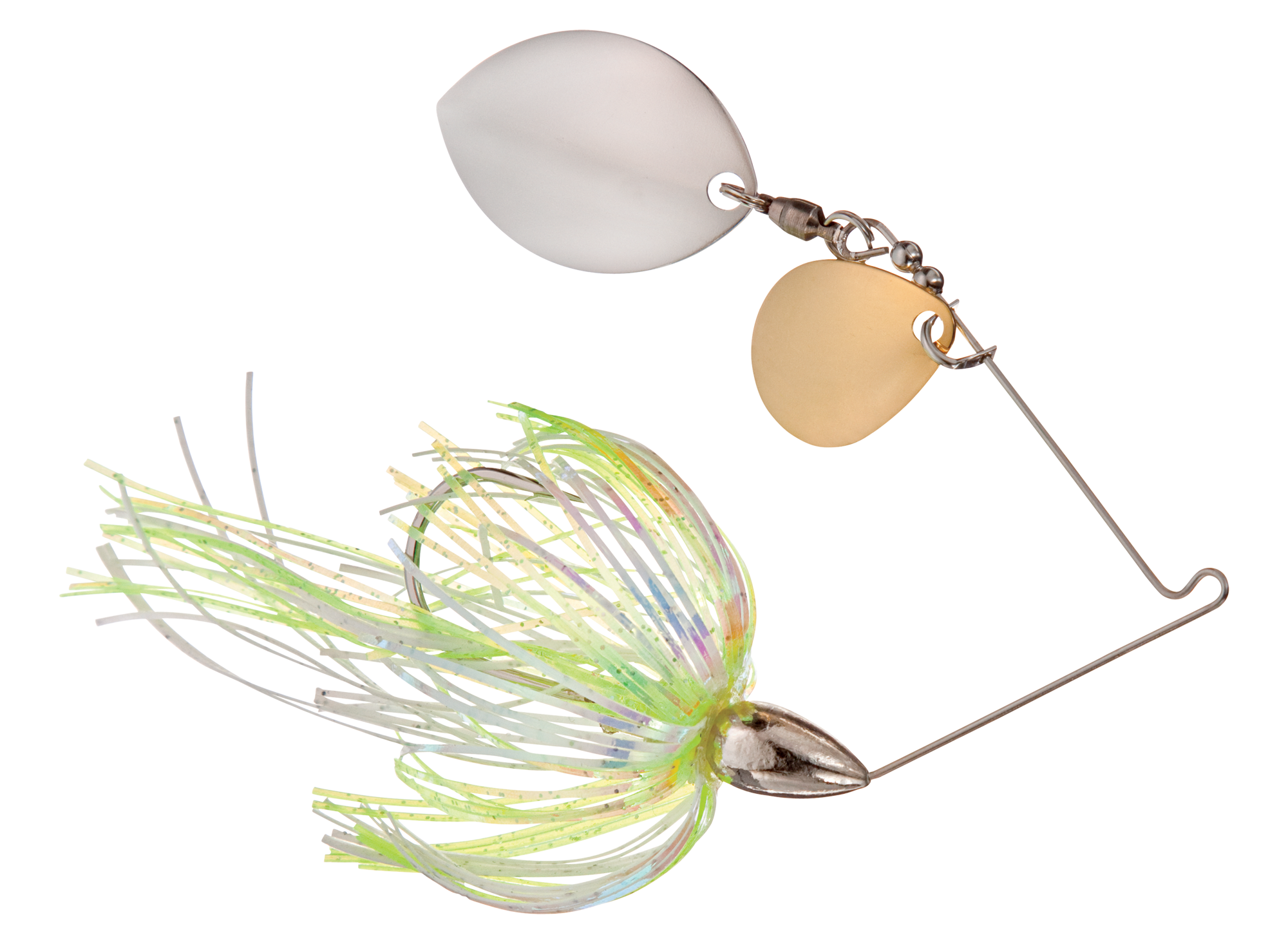 War Eagle Finesse Spinnerbait Sparkle White Chartreuse; 5/16 oz.