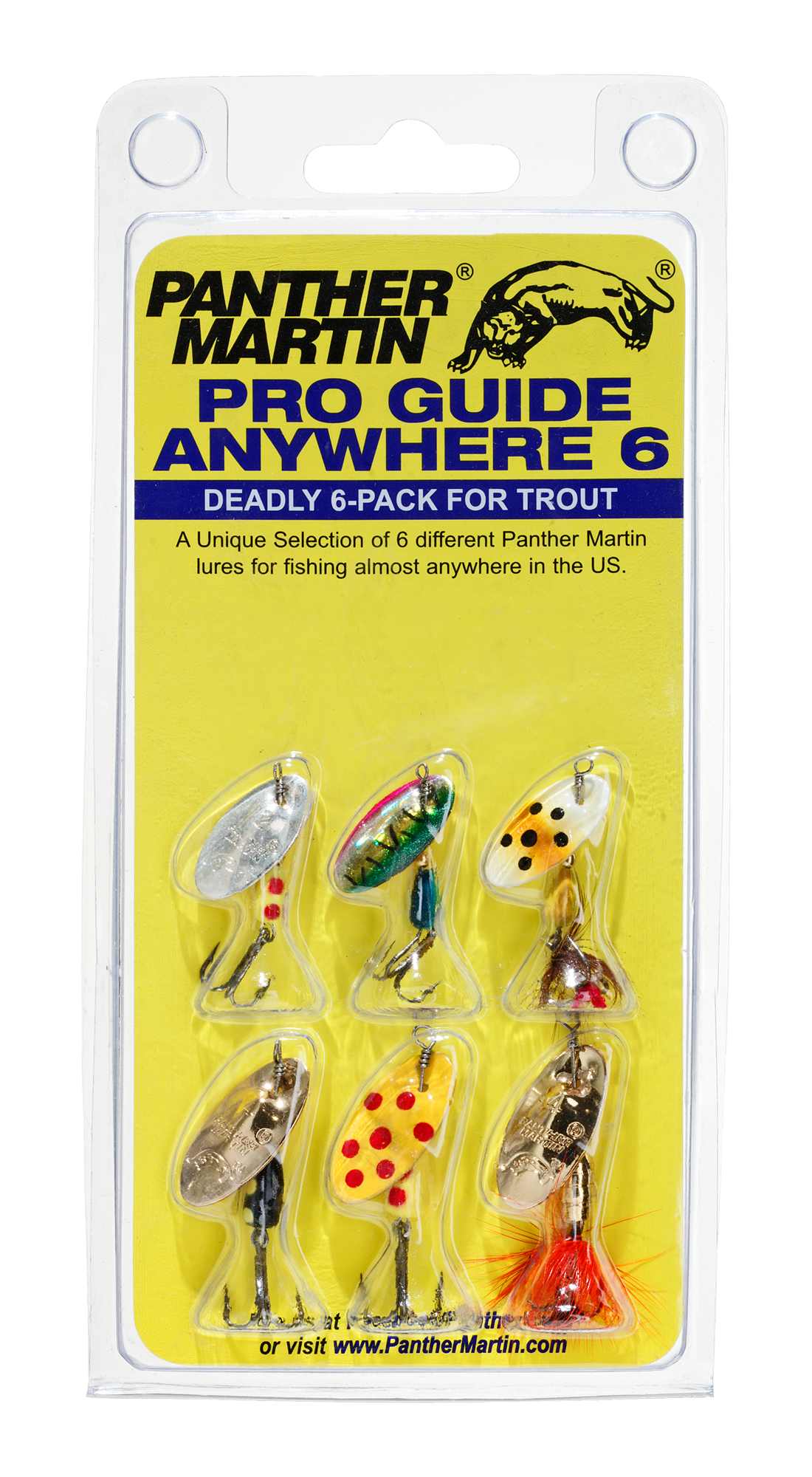 Panther Martin AW6 Pro Guide Anywhere Hook Assortment Kit - 6 Pack for sale  online