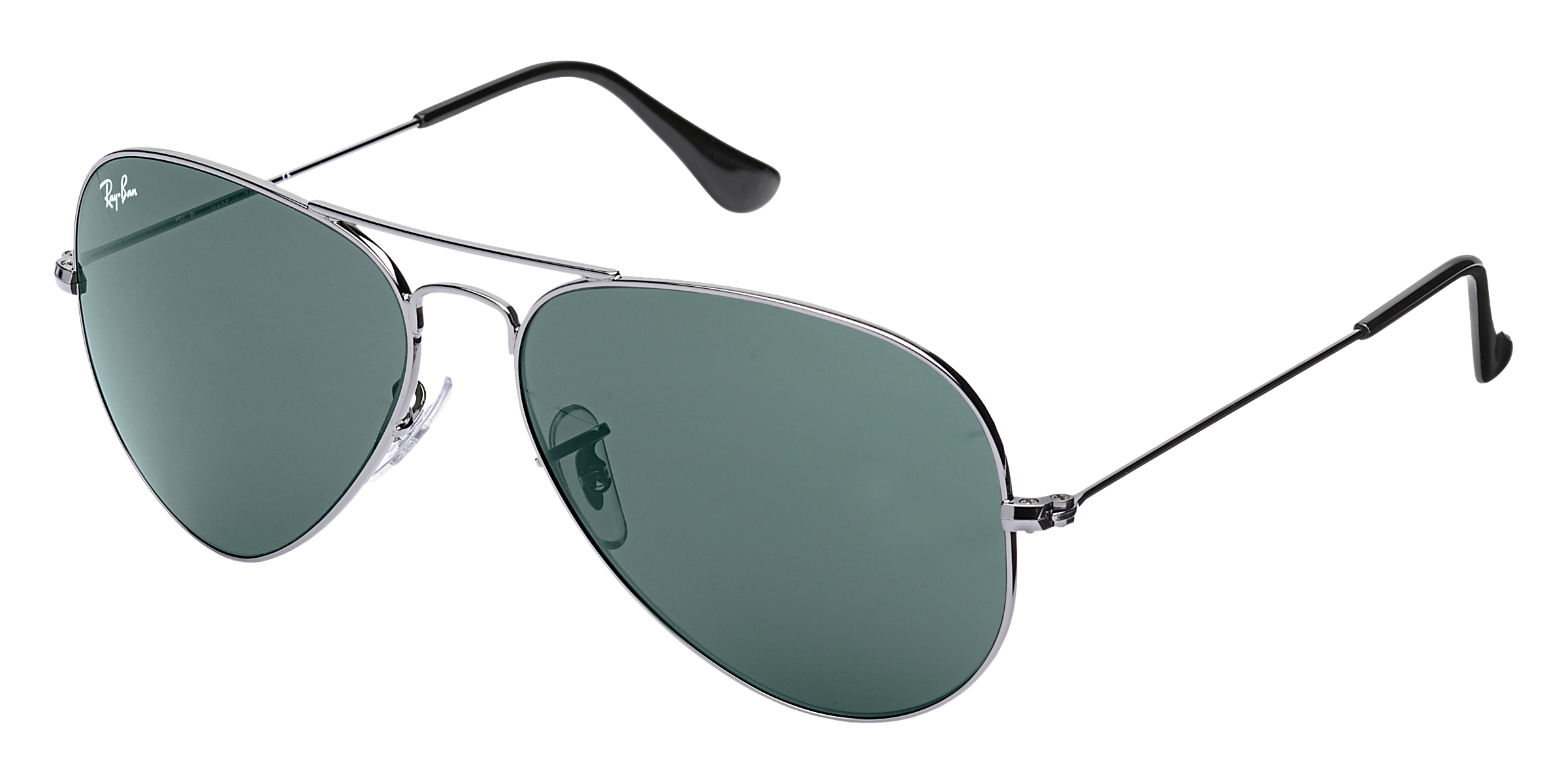 Ray-Ban Aviator Classic RB3025 Sunglasses - Gunmetal/Green - Ray-Ban